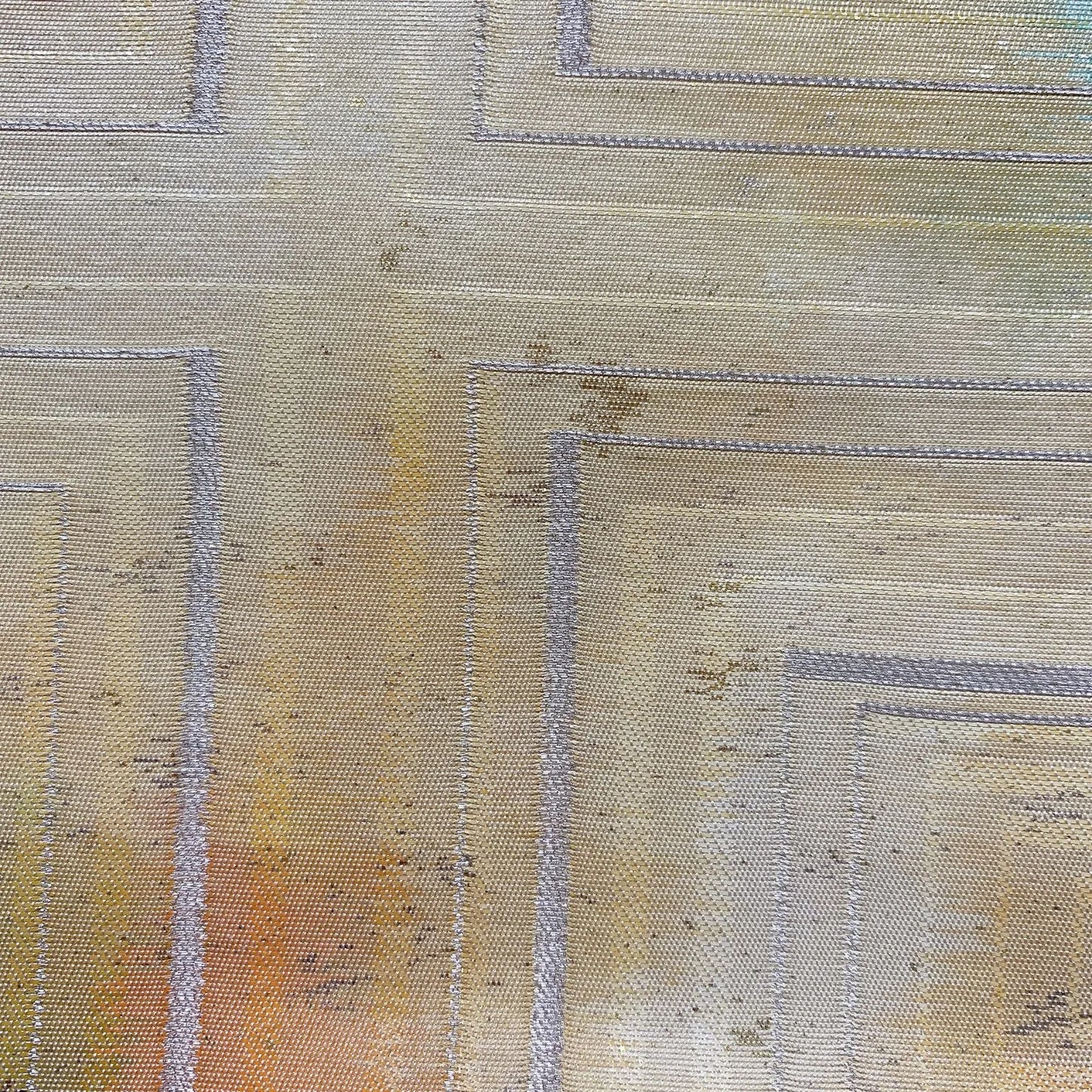 6324# Japanese Vintage Fukuro Obi Belt Kimono Fabric Silk Traditional