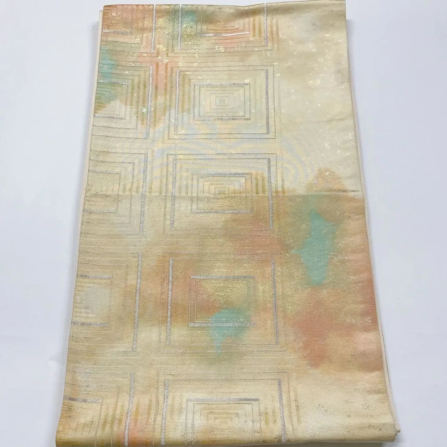 6324# Japanese Vintage Fukuro Obi Belt Kimono Fabric Silk Traditional