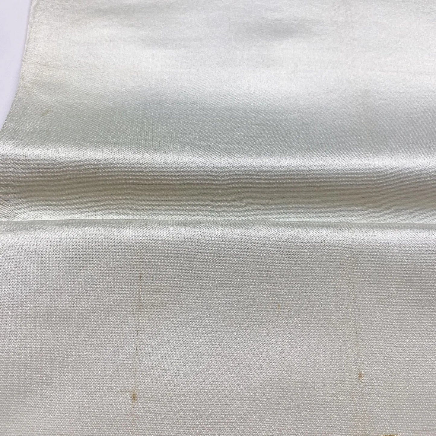 6343# Japanese Vintage Fukuro Obi Belt Kimono Fabric Silk Traditional Silver