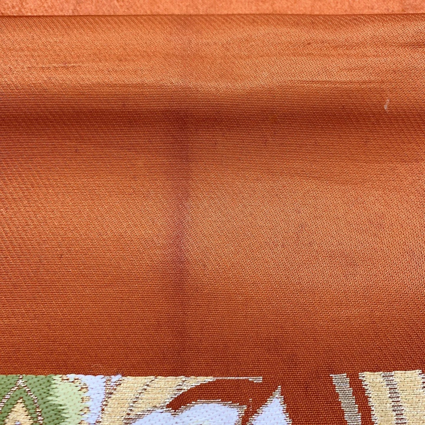 6351# Japanese Vintage Fukuro Obi Belt Kimono Fabric Silk Traditional