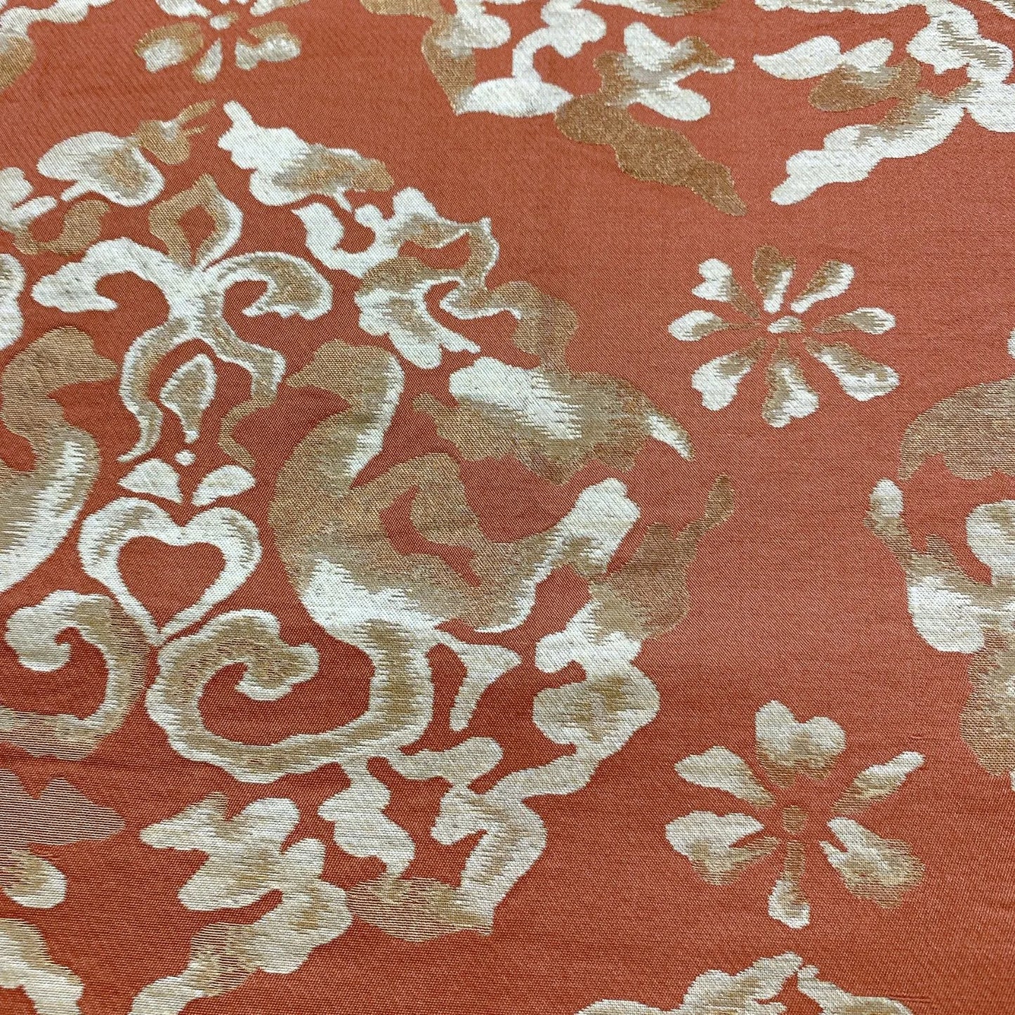 6356# Japanese Vintage Fukuro Obi Belt Kimono Fabric Silk Traditional