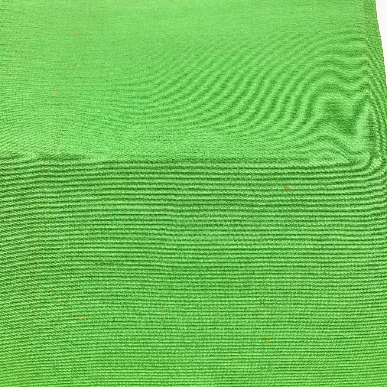 6359# Japanese Vintage Fukuro Obi Belt Kimono Fabric Silk Traditional Green