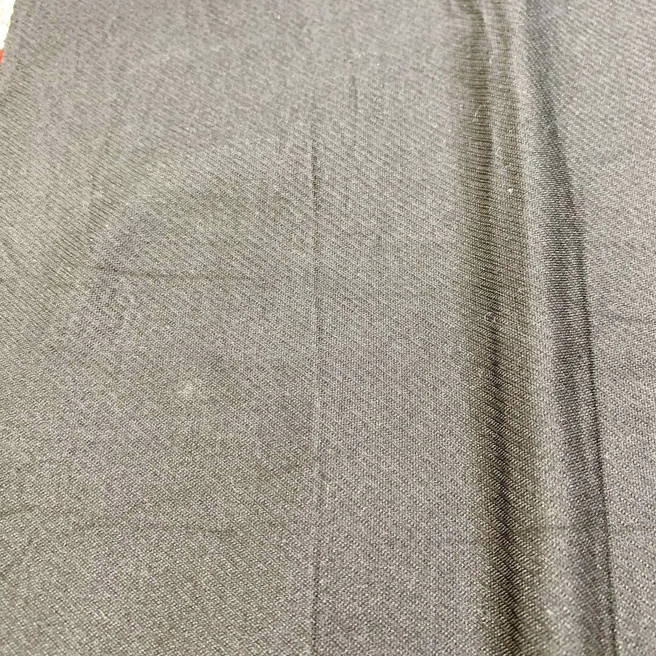 6378# Japanese Vintage Fukuro Obi Belt Kimono Fabric Silk Traditional Black