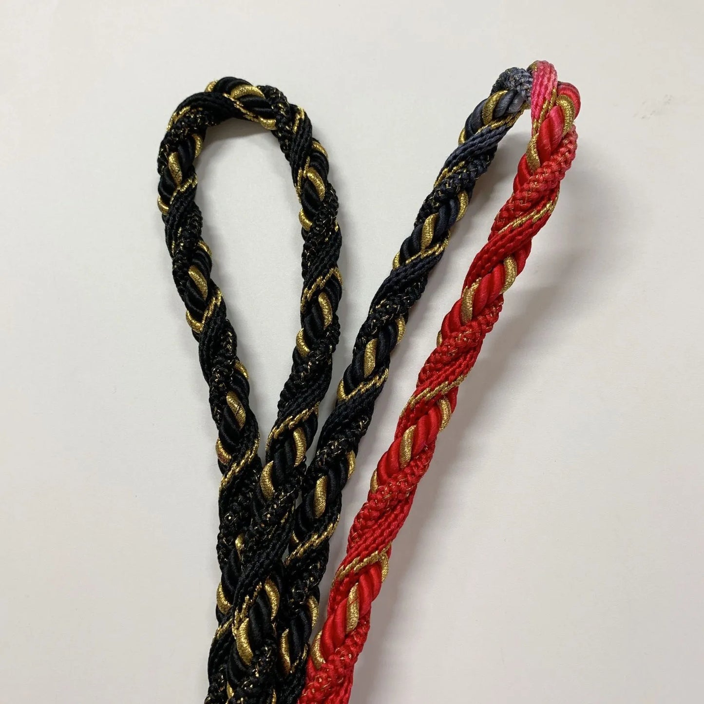 6493# Japanese Kimono Accessory Obiage and Obijime 2-piece Set Silk Shibori