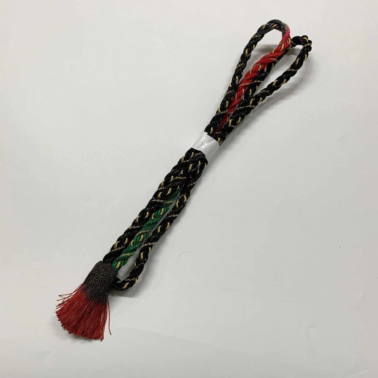 6493# Japanese Kimono Accessory Obiage and Obijime 2-piece Set Silk Shibori