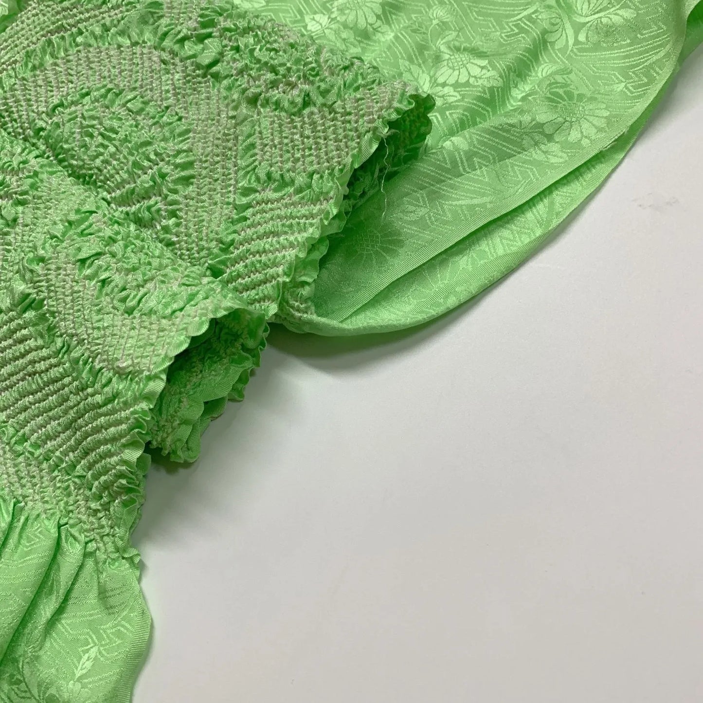 6494# Japanese Kimono Accessory Obiage and Obijime 2-piece Set Silk Shibori