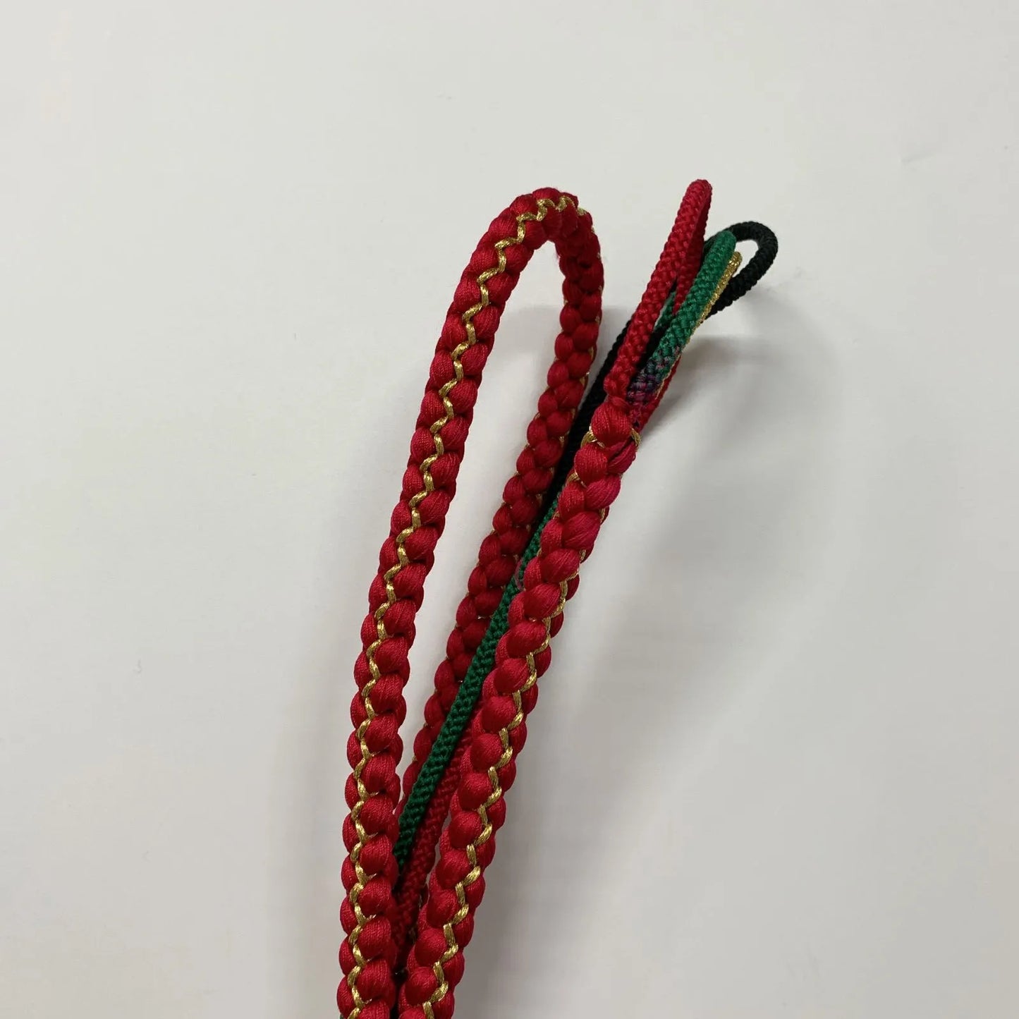 6496# Japanese Kimono Accessory Obiage and Obijime 2-piece Set Silk Shibori