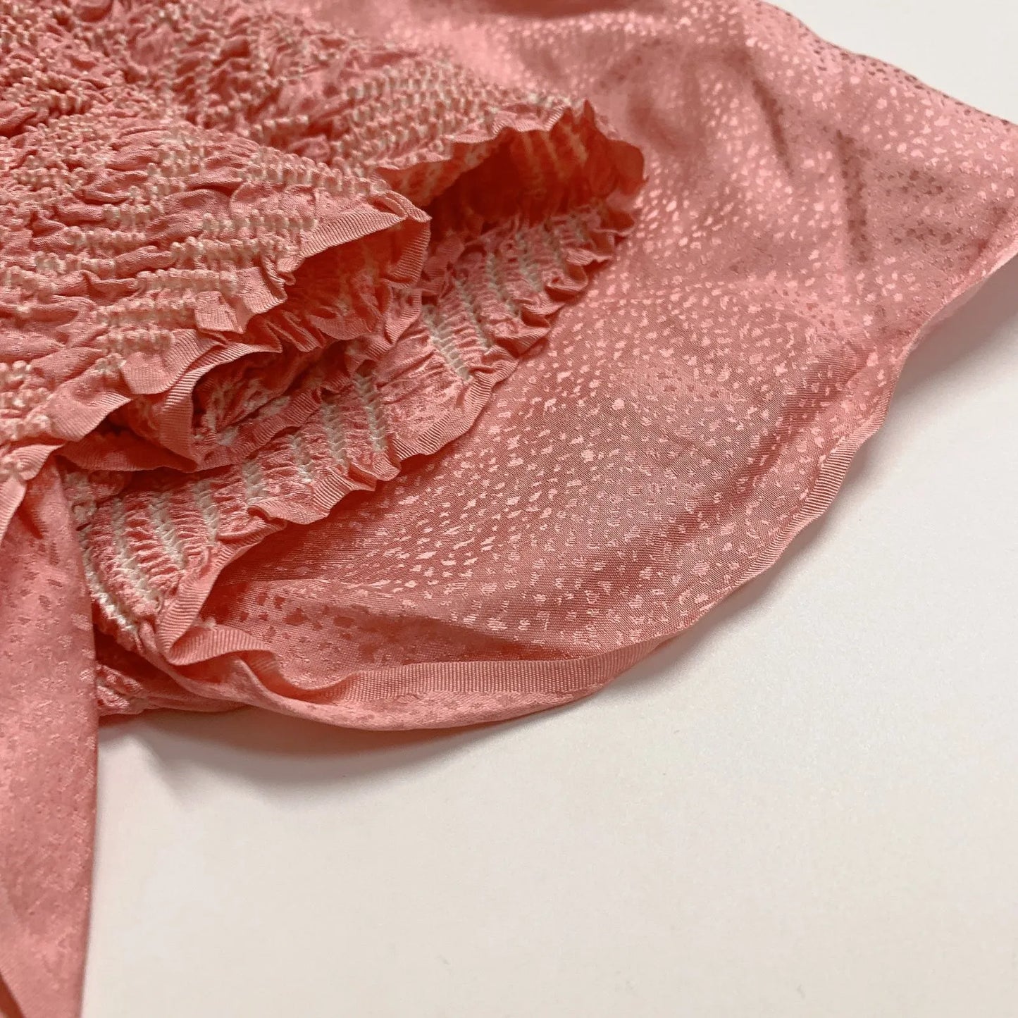 6502# Japanese Kimono Accessory Obiage and Obijime 2-piece Set Silk Shibori