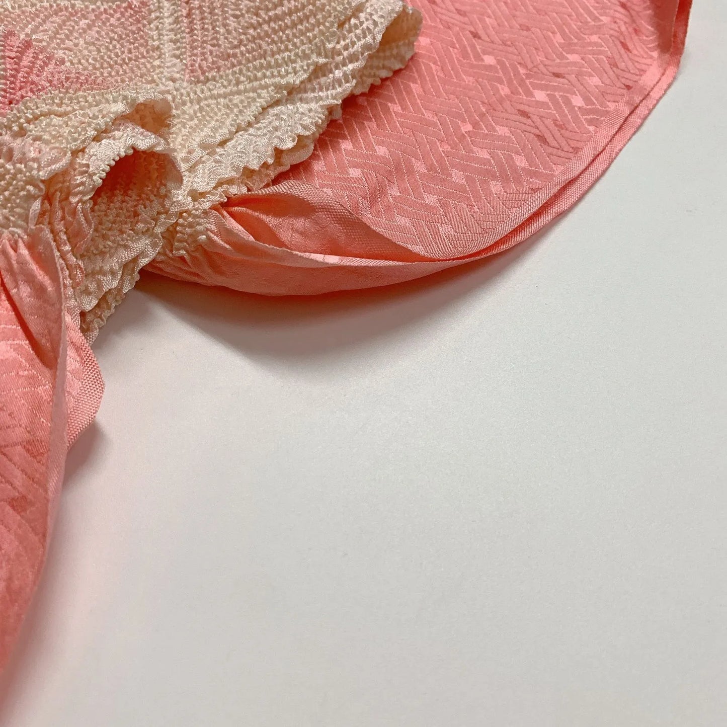 6503# Japanese Kimono Accessory Obiage and Obijime 2-piece Set Silk Shibori