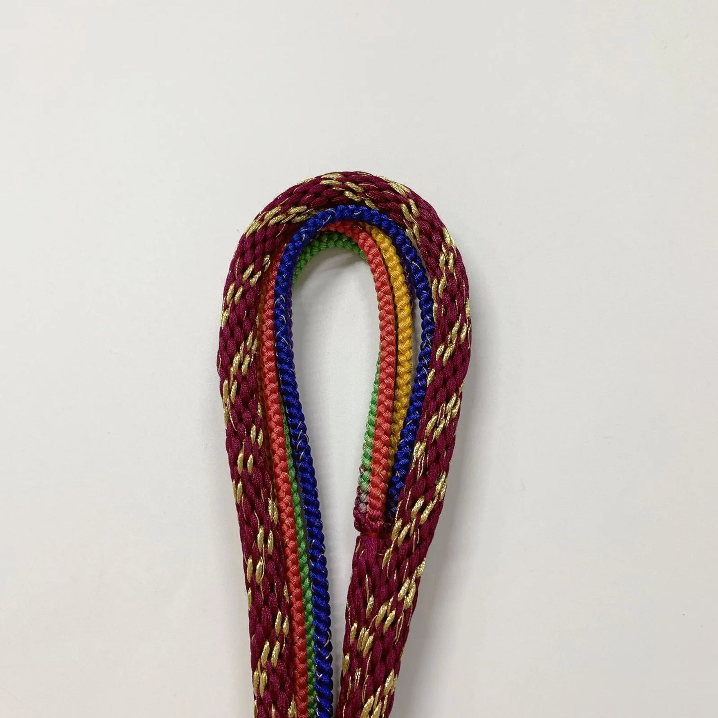 6504# Japanese Kimono Accessory Obiage and Obijime 2-piece Set Silk Shibori