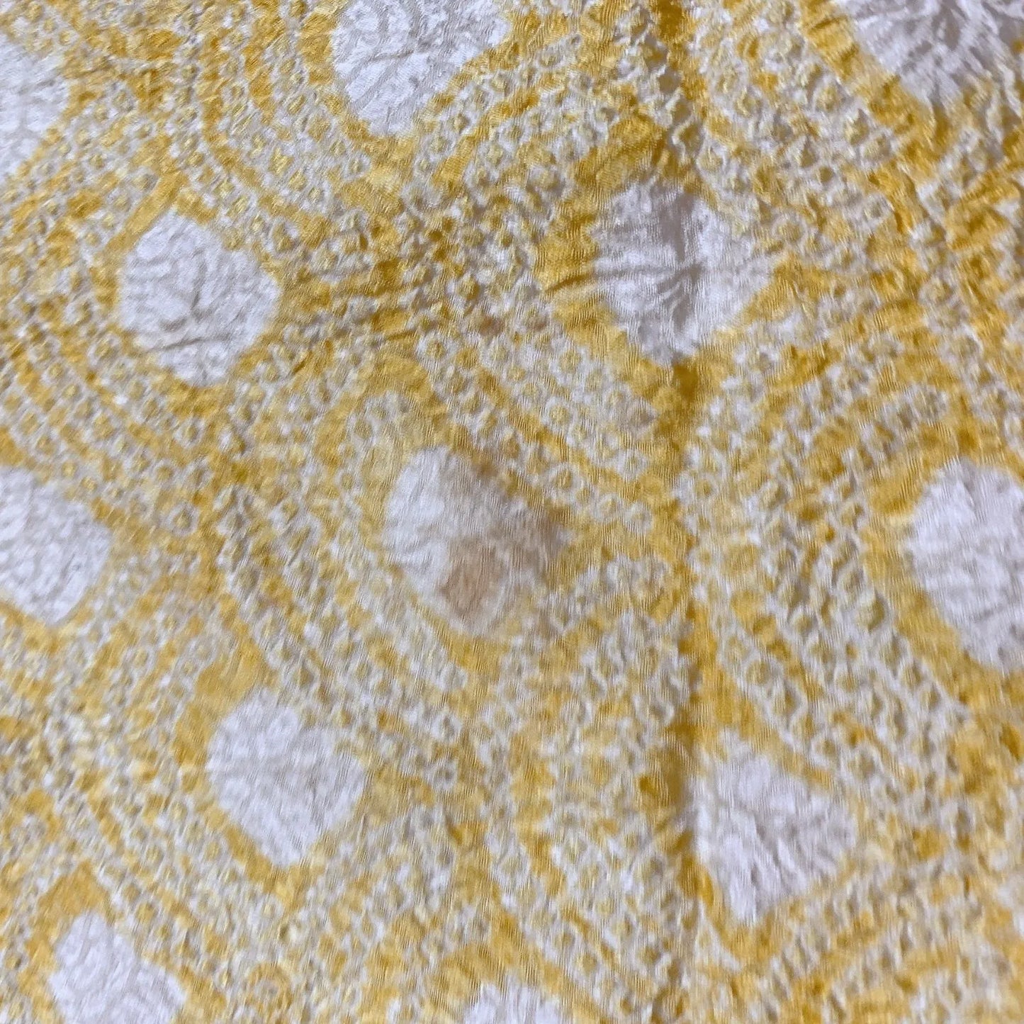 6504# Japanese Kimono Accessory Obiage and Obijime 2-piece Set Silk Shibori