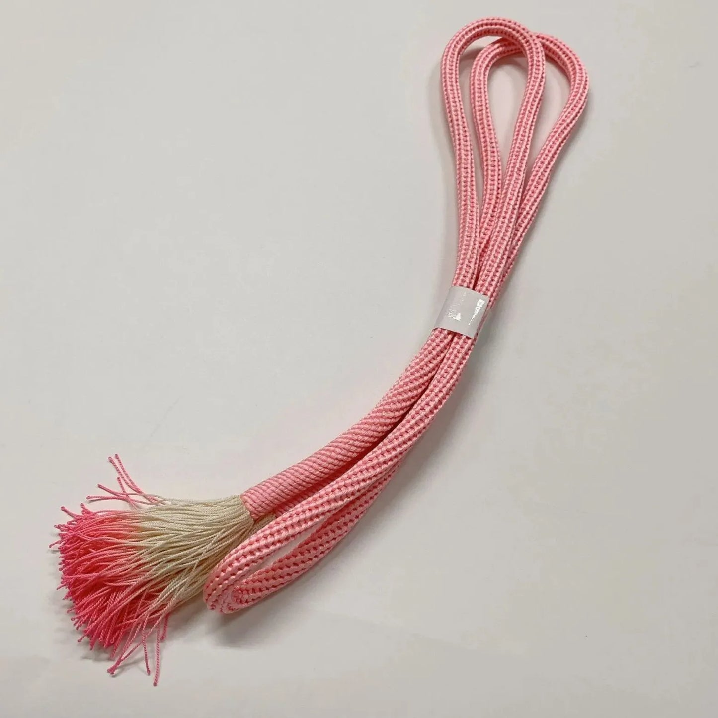 6498# Japanese Kimono Accessory Obiage and Obijime 2-piece Set Silk Shibori