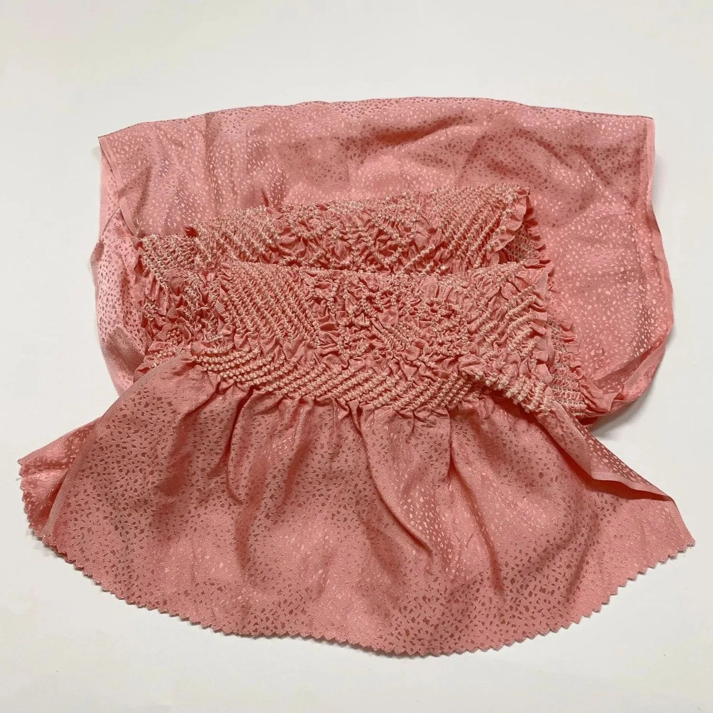 6502# Japanese Kimono Accessory Obiage and Obijime 2-piece Set Silk Shibori