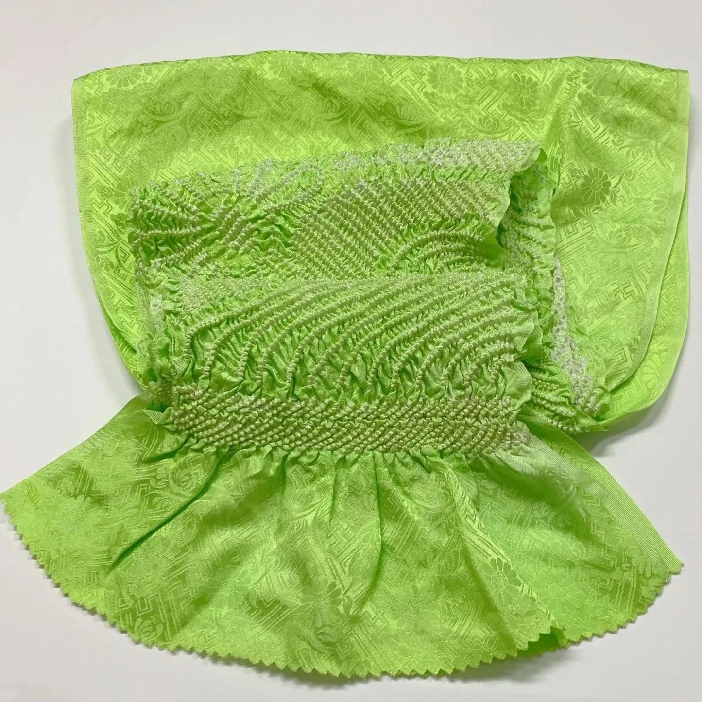 6505# Japanese Kimono Accessory Obiage and Obijime 2-piece Set Silk Shibori