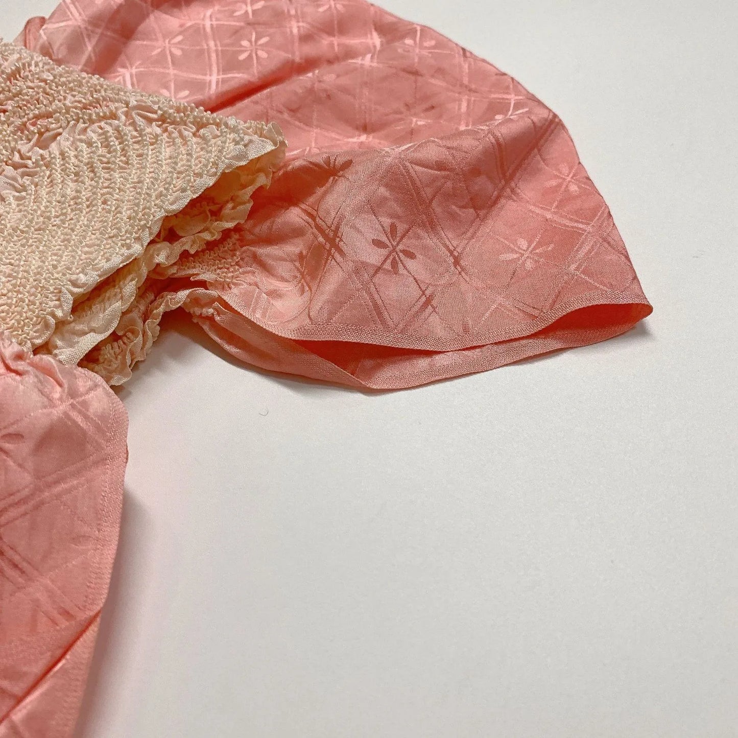 6508# Japanese Kimono Accessory Obiage and Obijime 2-piece Set Silk Shibori