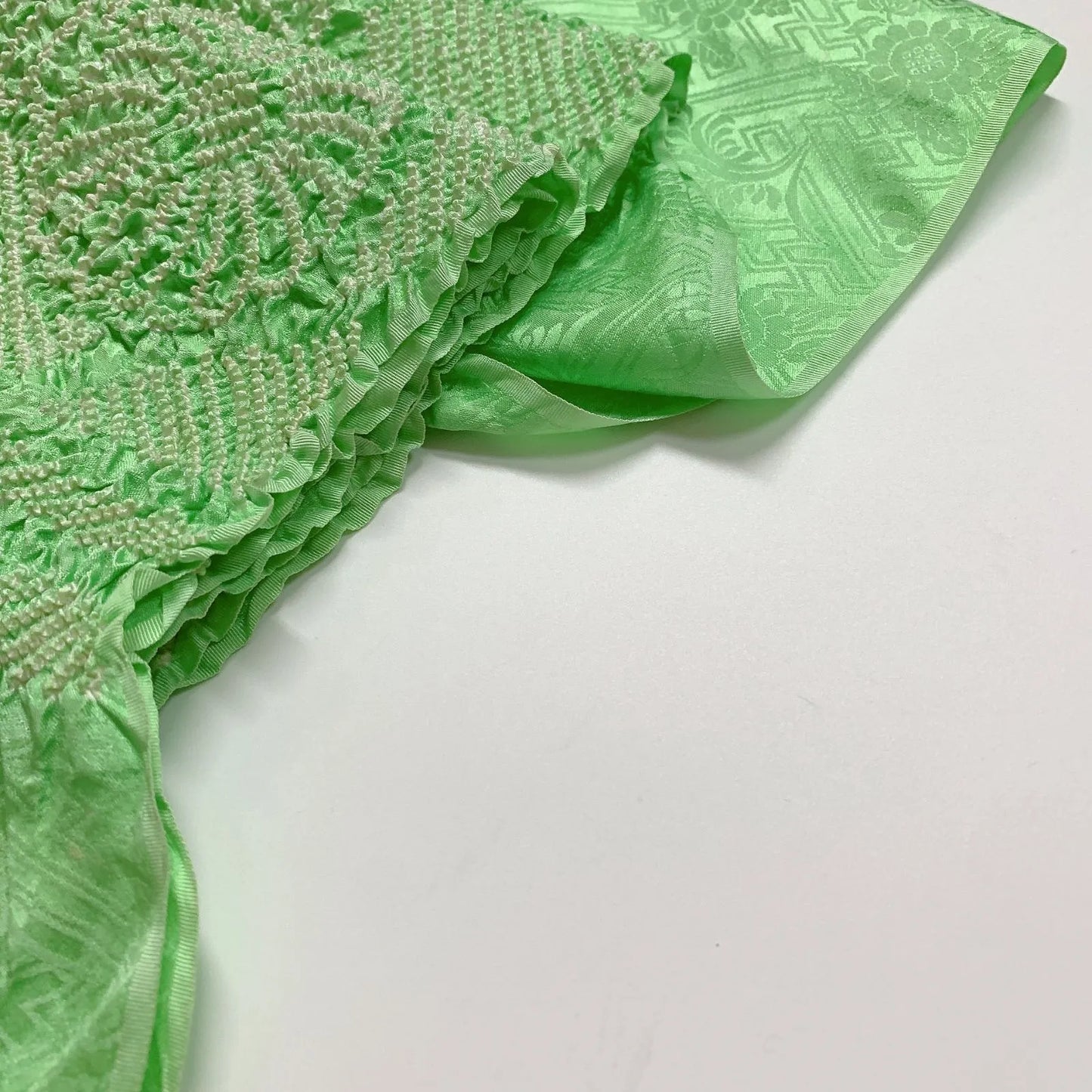 6510# Japanese Kimono Accessory Obiage and Obijime 2-piece Set Silk Shibori