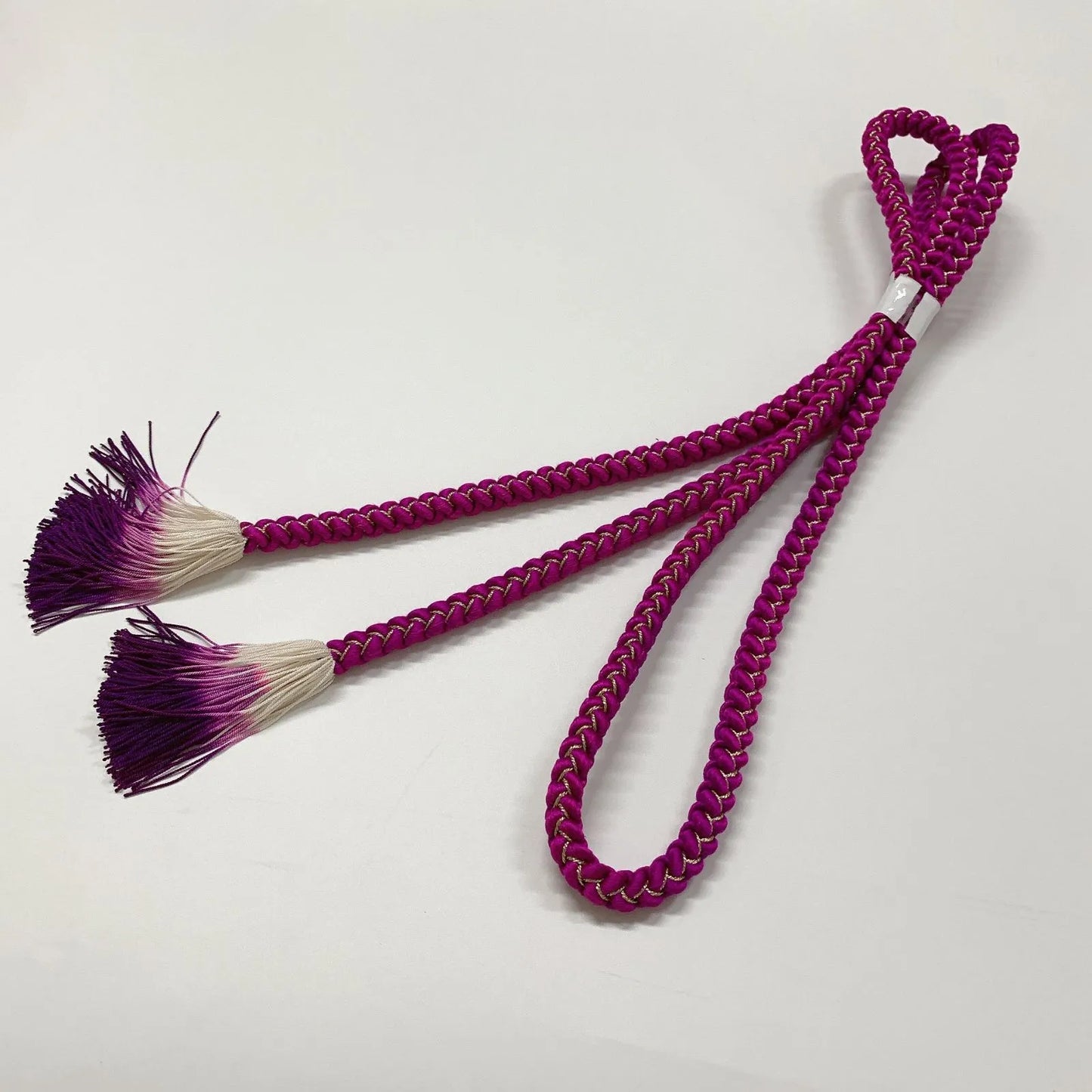 6511# Japanese Kimono Accessory Obiage and Obijime 2-piece Set Silk Shibori