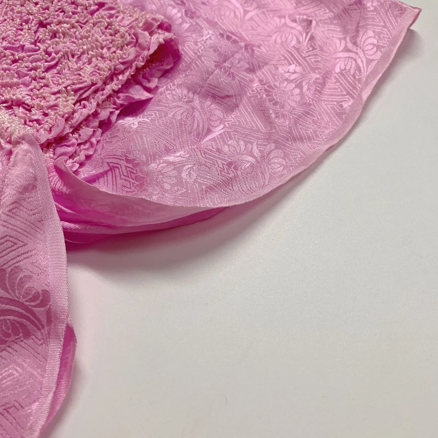 6511# Japanese Kimono Accessory Obiage and Obijime 2-piece Set Silk Shibori