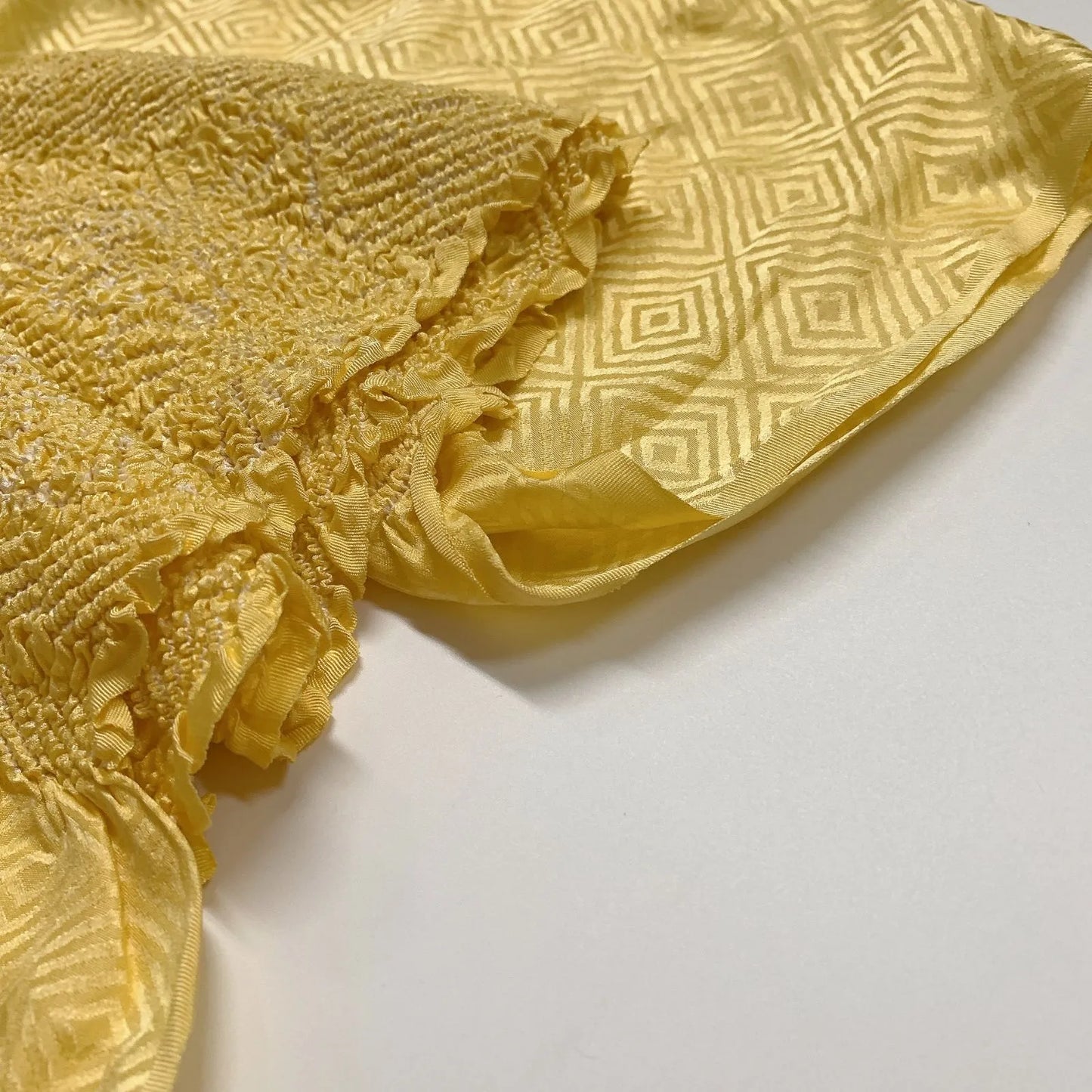 6512# Japanese Kimono Accessory Obiage and Obijime 2-piece Set Silk Shibori