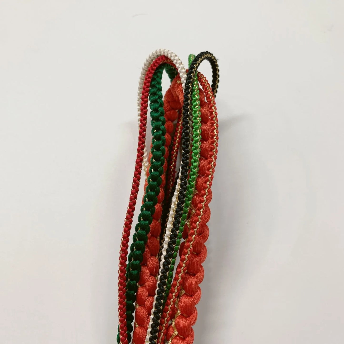 6514# Japanese Kimono Accessory Obiage and Obijime 2-piece Set Silk Shibori