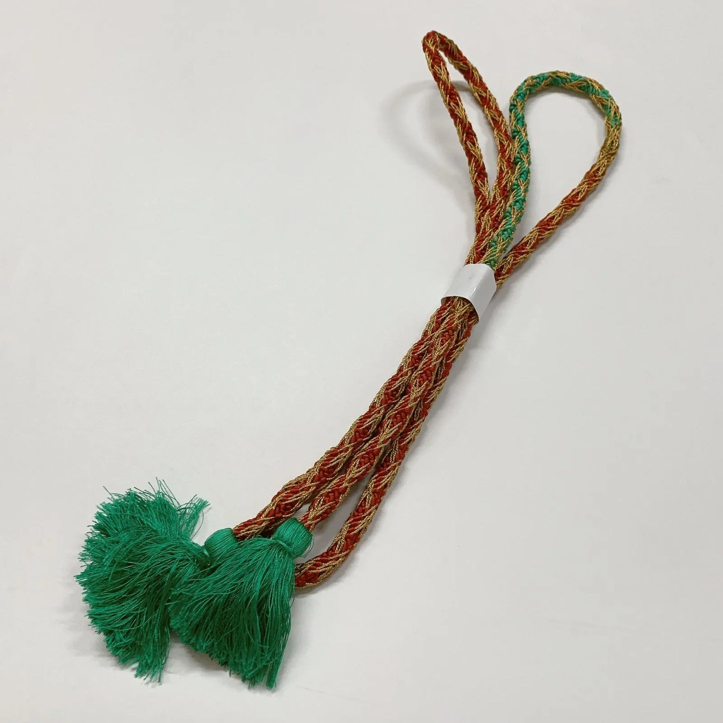 6515# Japanese Kimono Accessory Obiage and Obijime 2-piece Set Silk Shibori