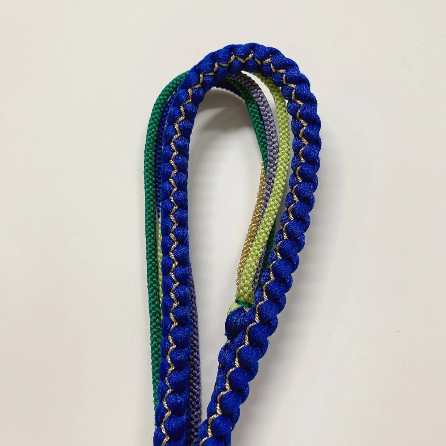 6516# Japanese Kimono Accessory Obiage and Obijime 2-piece Set Silk Shibori