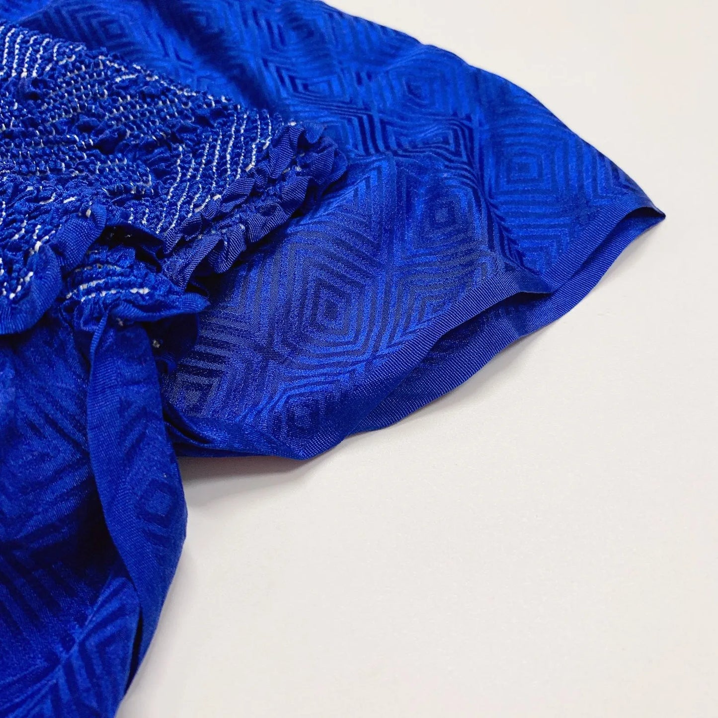 6516# Japanese Kimono Accessory Obiage and Obijime 2-piece Set Silk Shibori