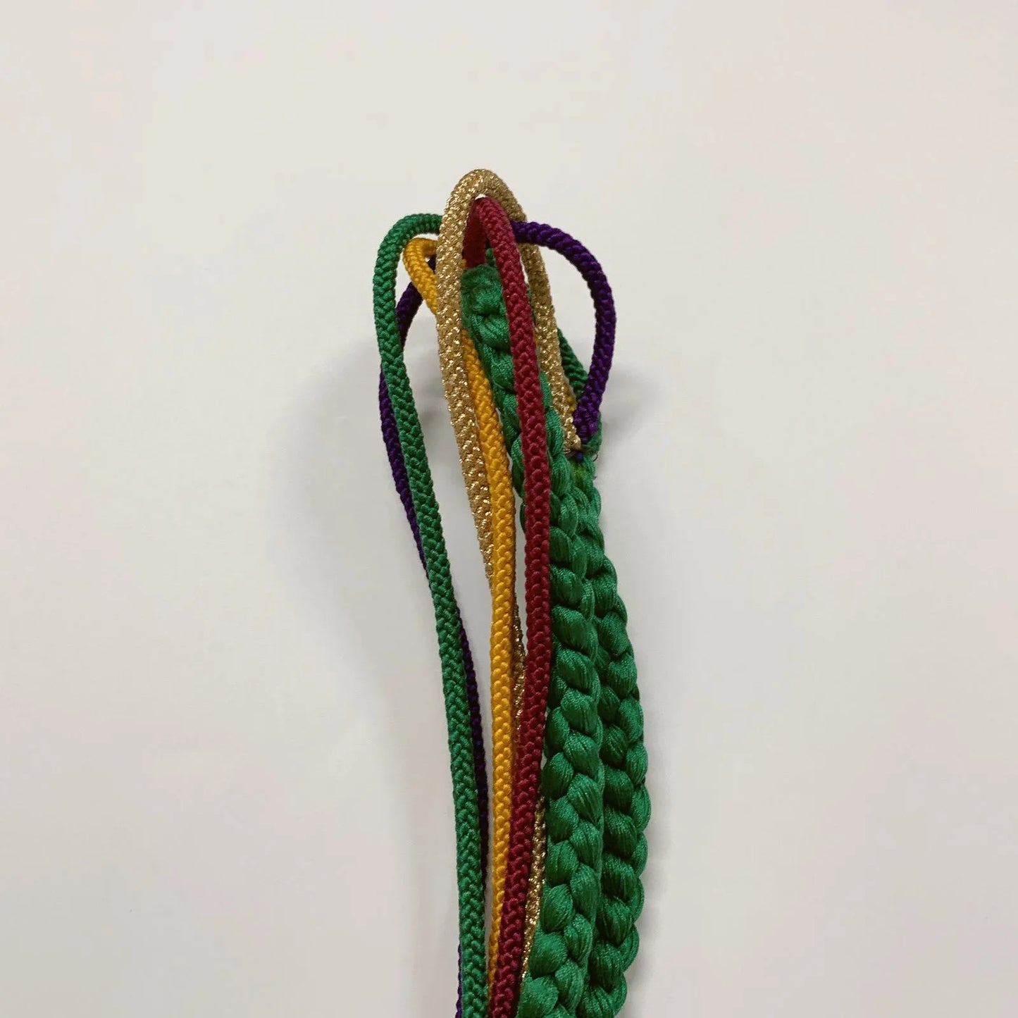 6519# Japanese Kimono Accessory Obiage and Obijime 2-piece Set Silk Shibori