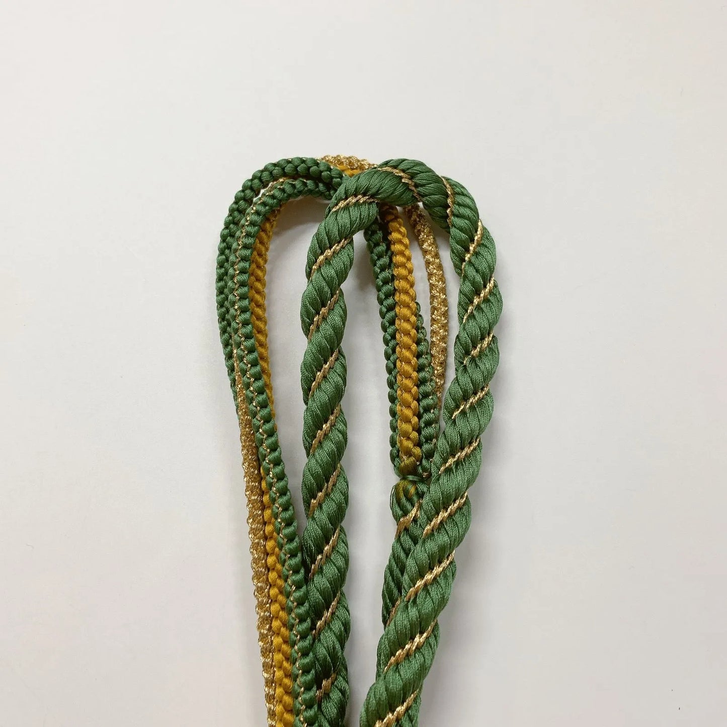 6520# Japanese Kimono Accessory Obiage and Obijime 2-piece Set Silk Shibori