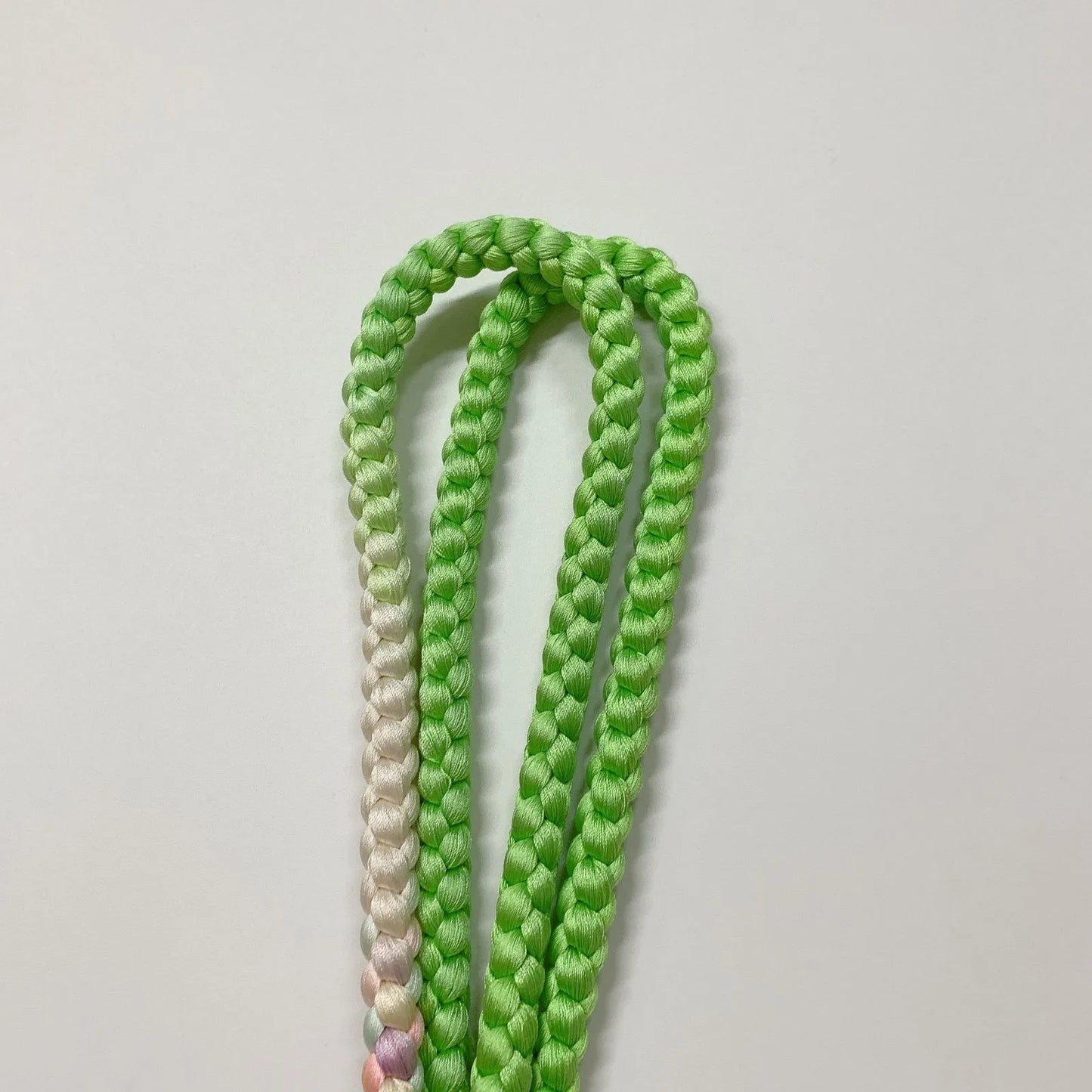 6522# Japanese Kimono Accessory Obiage and Obijime 2-piece Set Silk Shibori