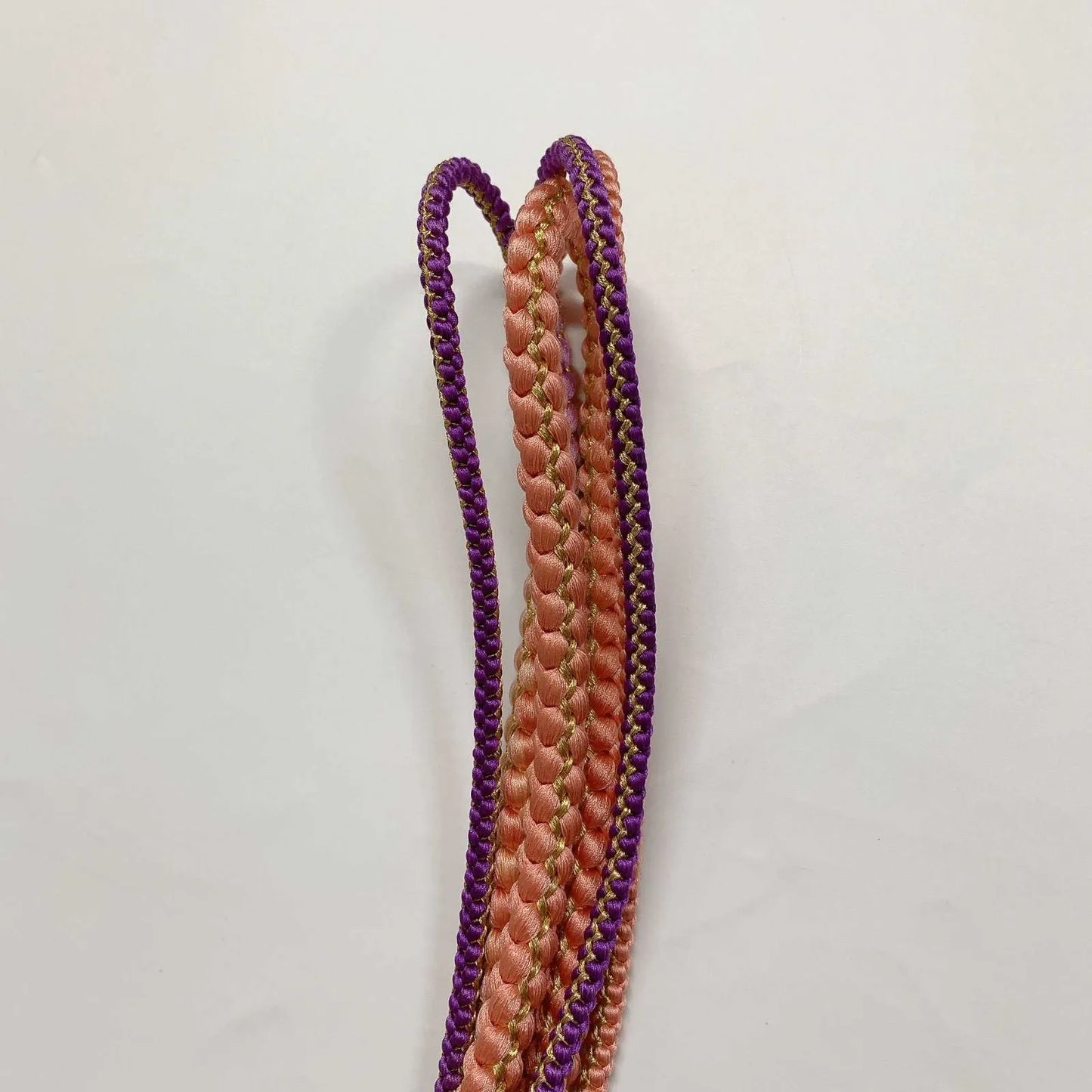 6524# Japanese Kimono Accessory Obiage and Obijime 2-piece Set Silk Shibori