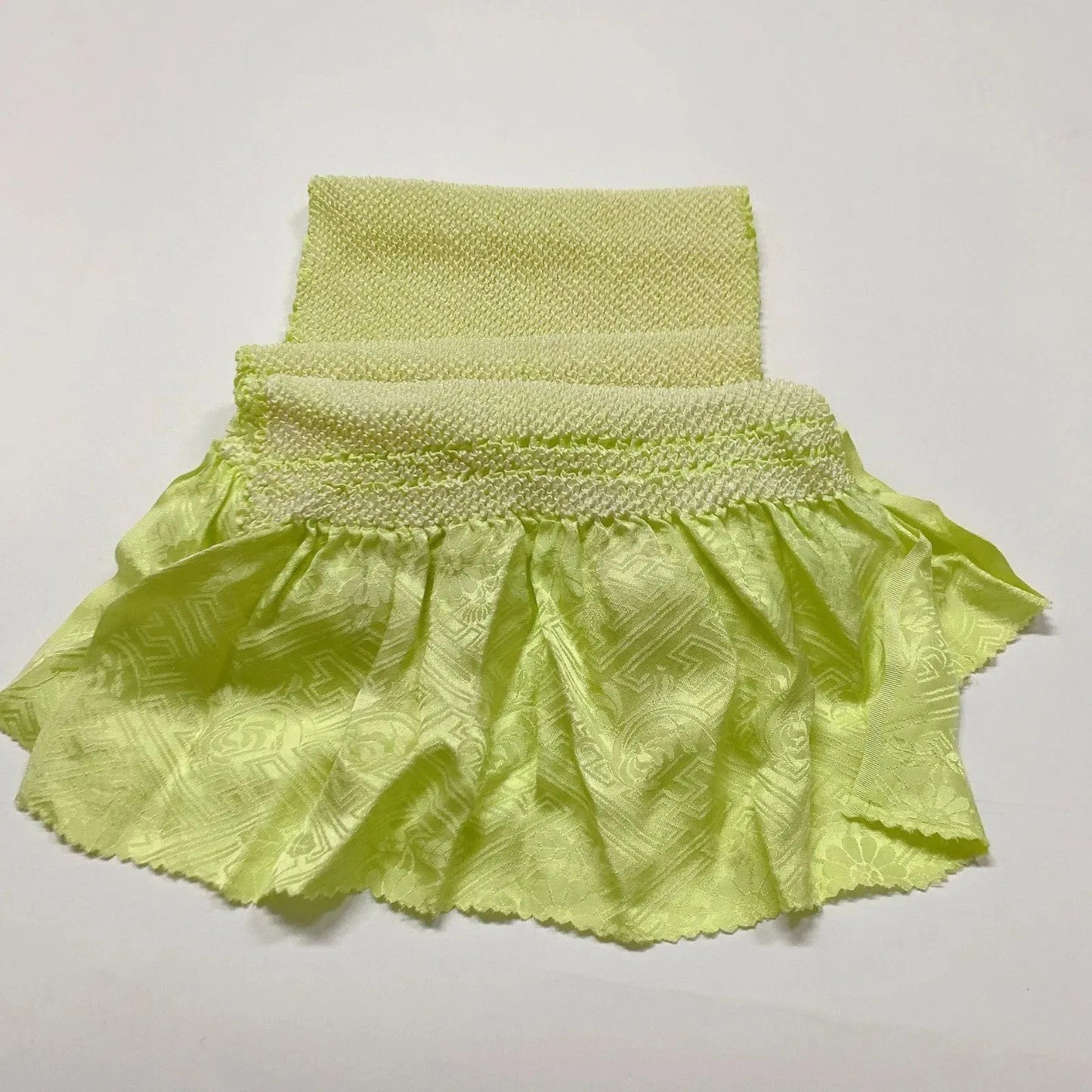 6509# Japanese Kimono Accessory Obiage and Obijime 2-piece Set Silk Shibori