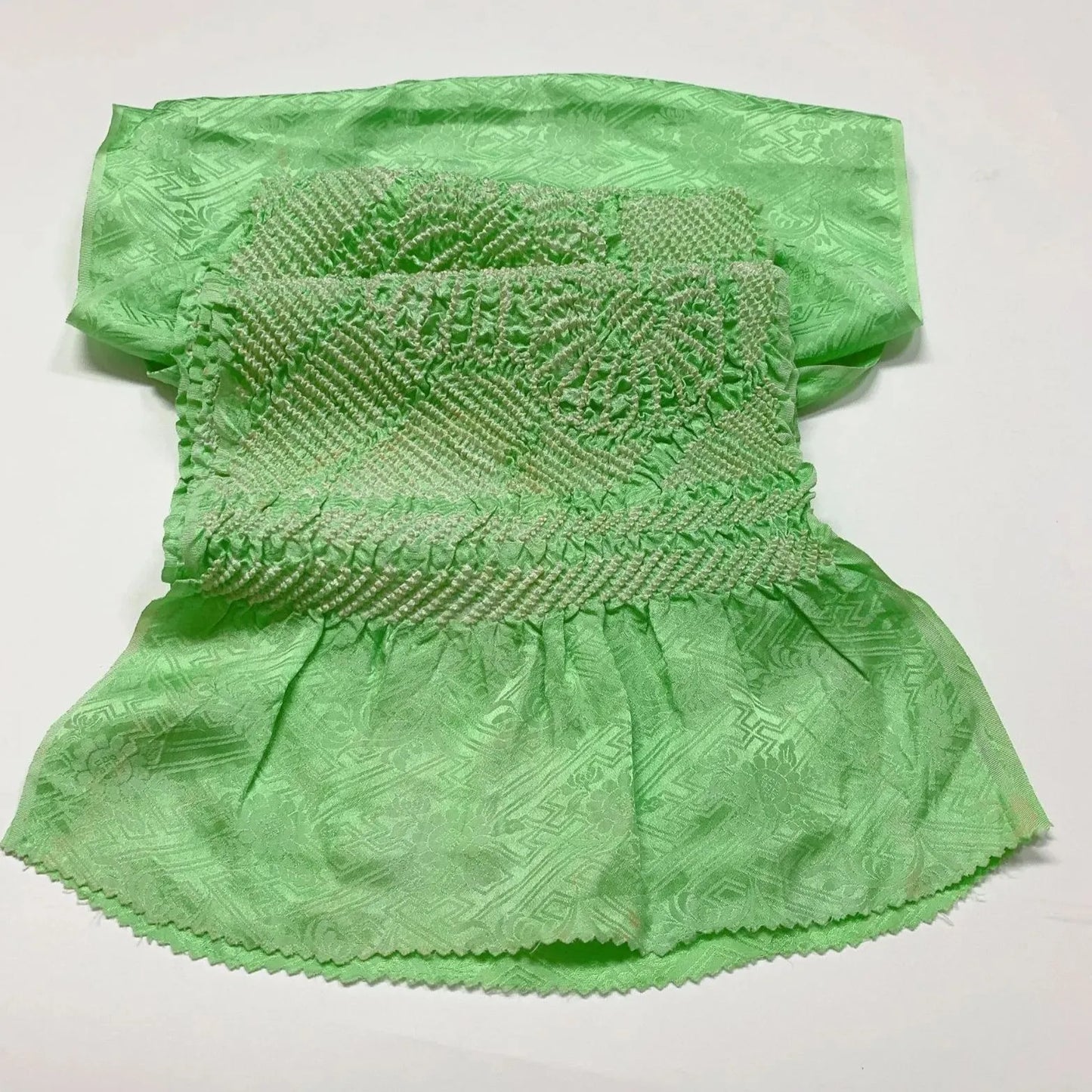 6510# Japanese Kimono Accessory Obiage and Obijime 2-piece Set Silk Shibori