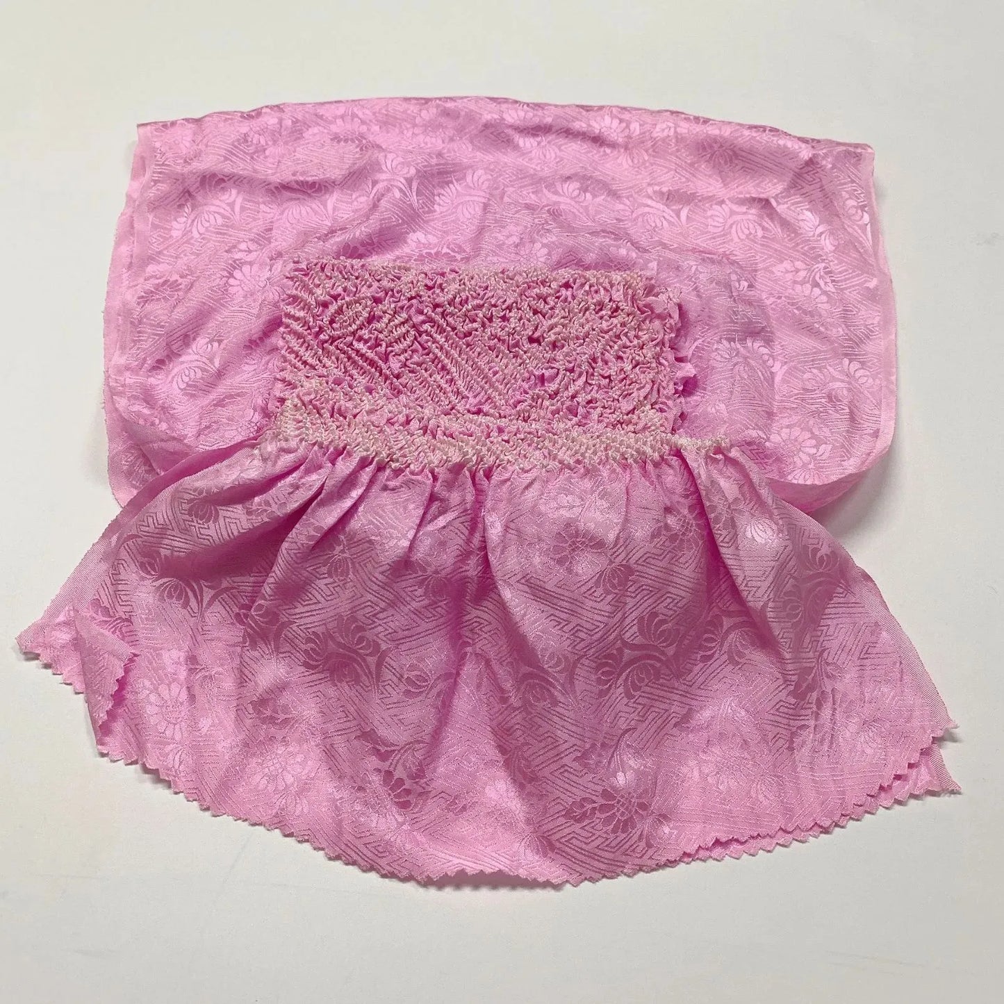 6511# Japanese Kimono Accessory Obiage and Obijime 2-piece Set Silk Shibori