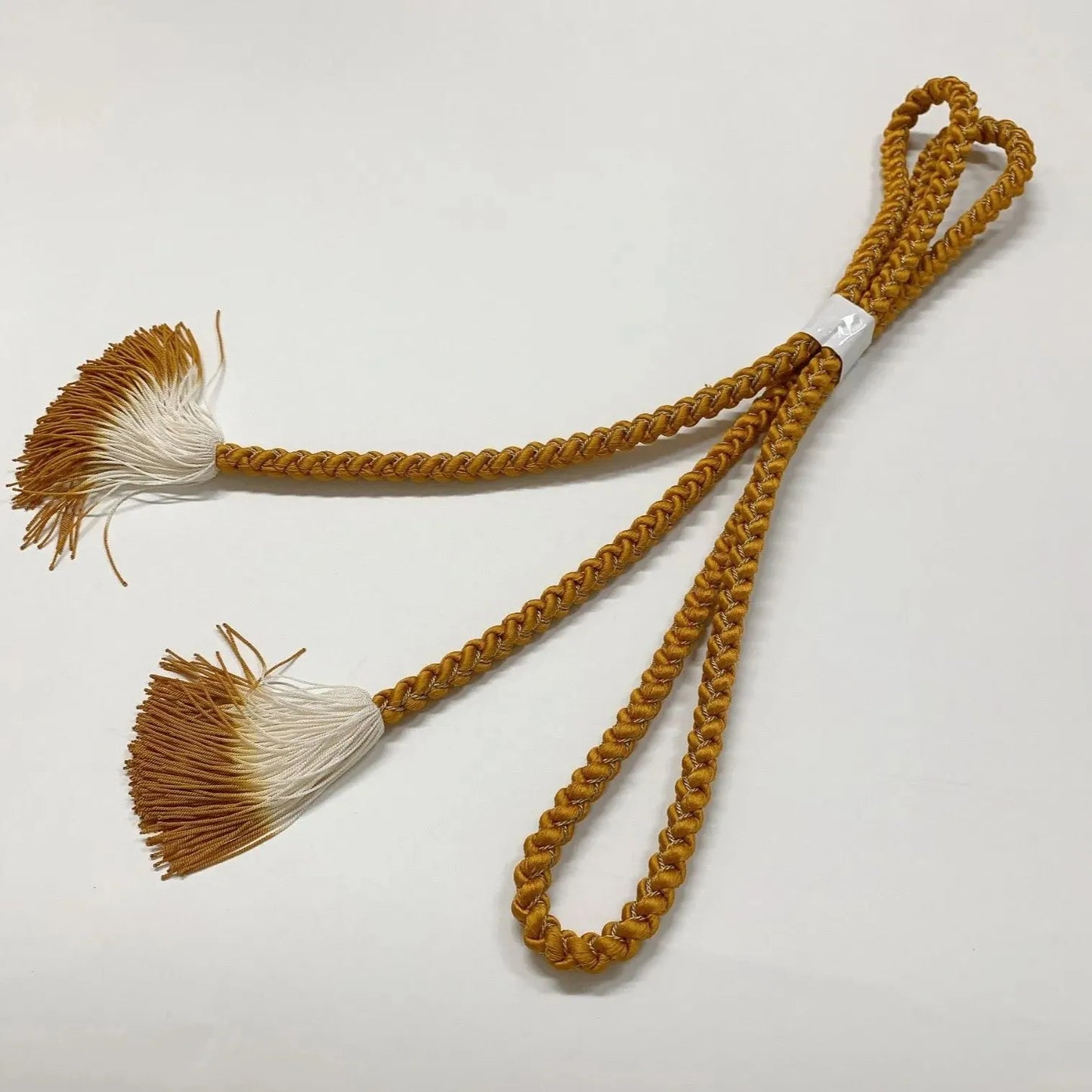 6512# Japanese Kimono Accessory Obiage and Obijime 2-piece Set Silk Shibori