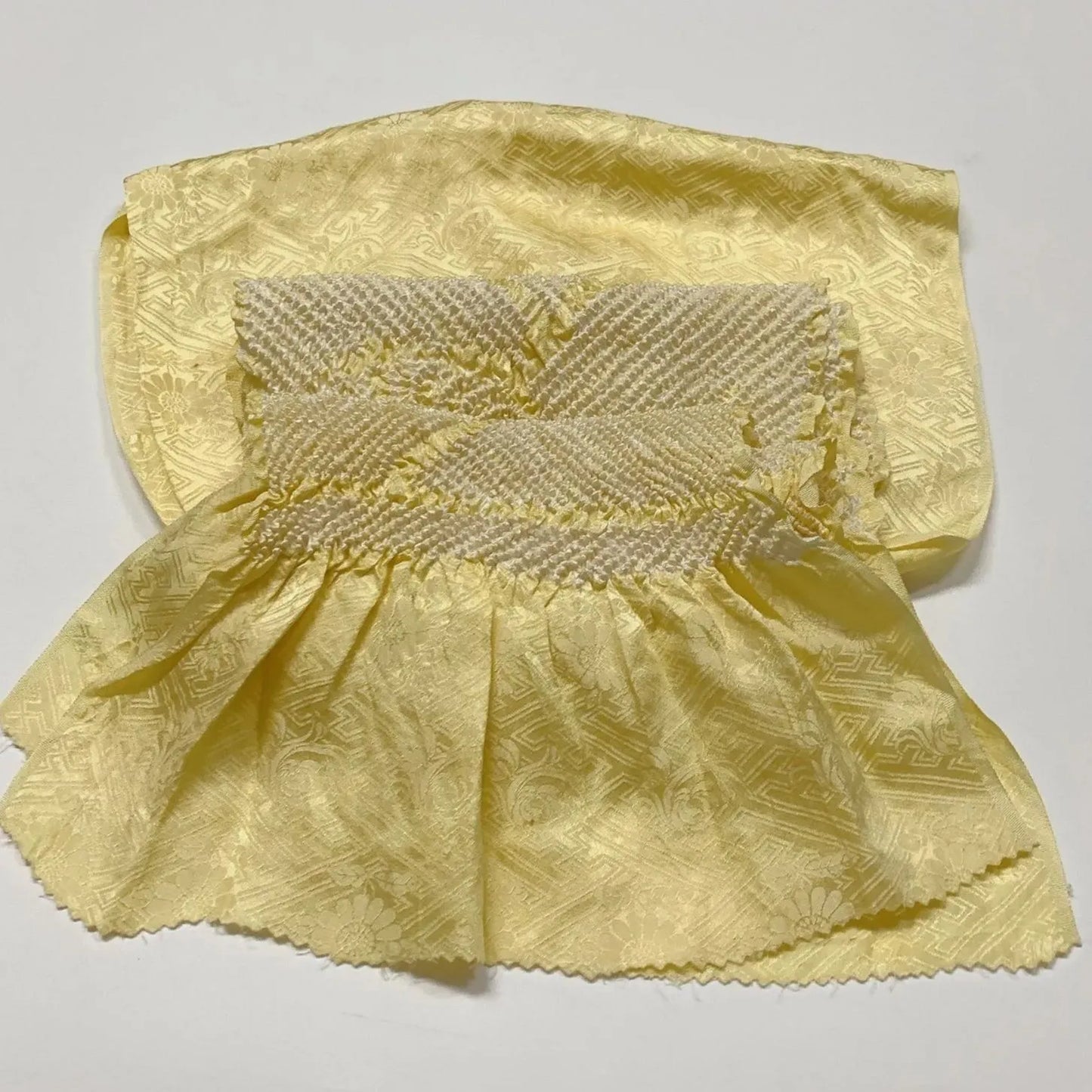 6513# Japanese Kimono Accessory Obiage and Obijime 2-piece Set Silk Shibori