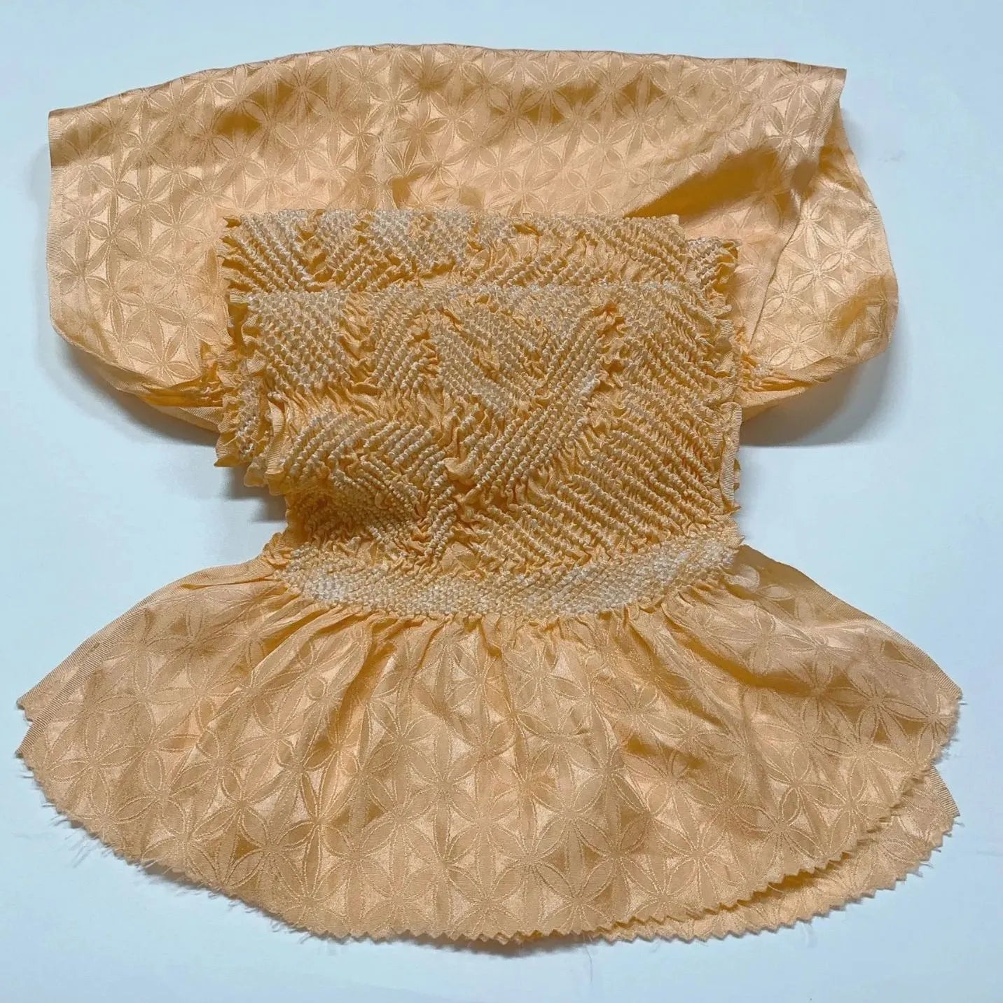 6514# Japanese Kimono Accessory Obiage and Obijime 2-piece Set Silk Shibori