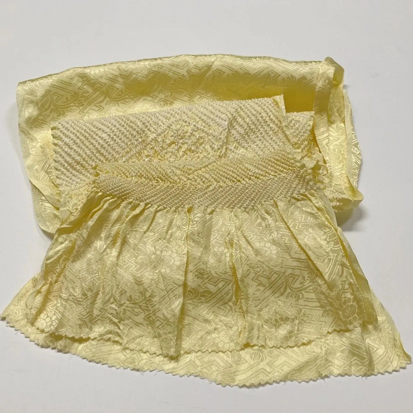 6515# Japanese Kimono Accessory Obiage and Obijime 2-piece Set Silk Shibori