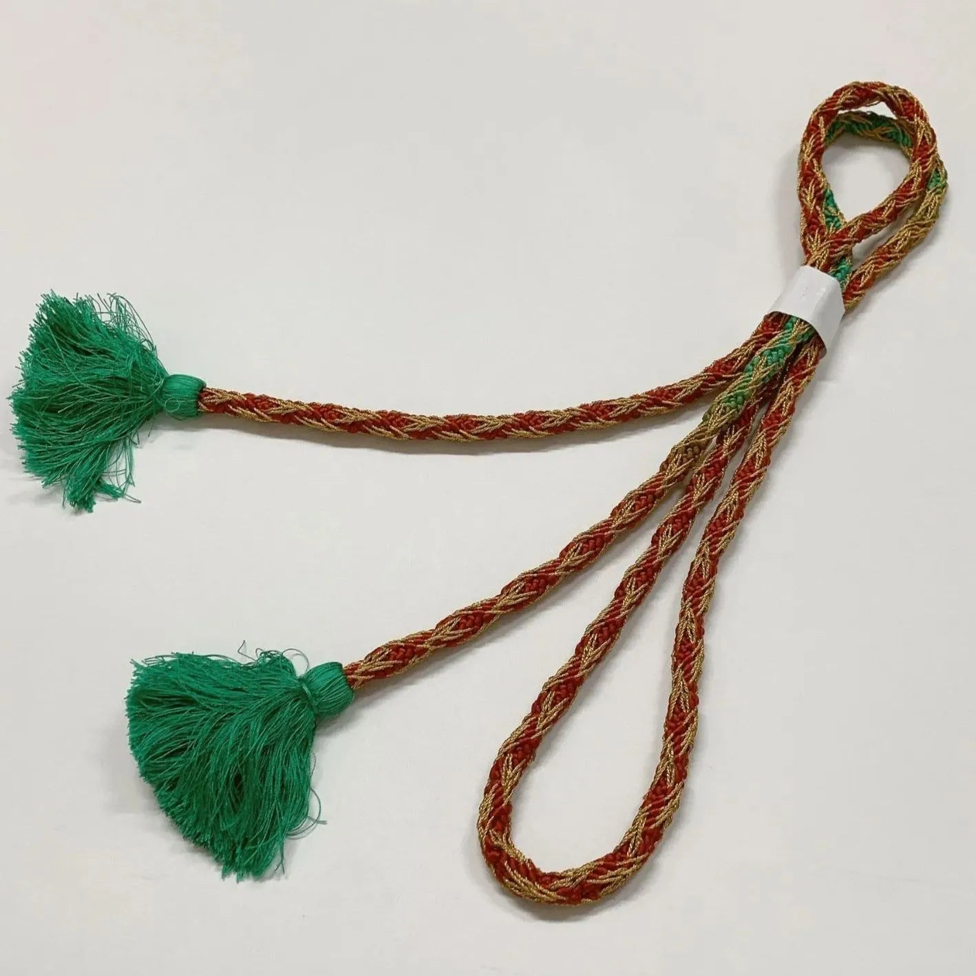 6515# Japanese Kimono Accessory Obiage and Obijime 2-piece Set Silk Shibori