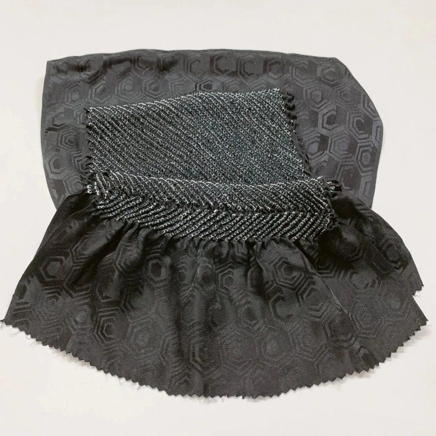 6520# Japanese Kimono Accessory Obiage and Obijime 2-piece Set Silk Shibori