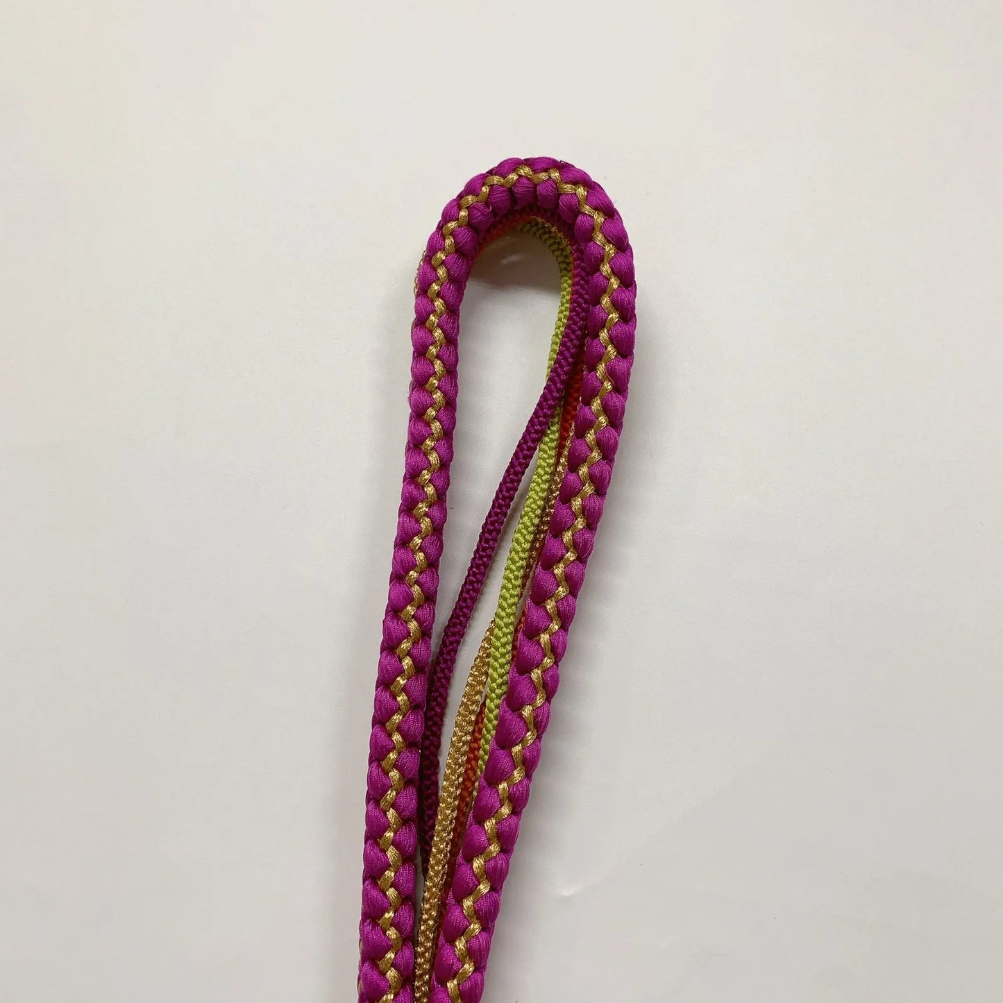 6530# Japanese Kimono Accessory Obiage and Obijime 2-piece Set Silk Shibori