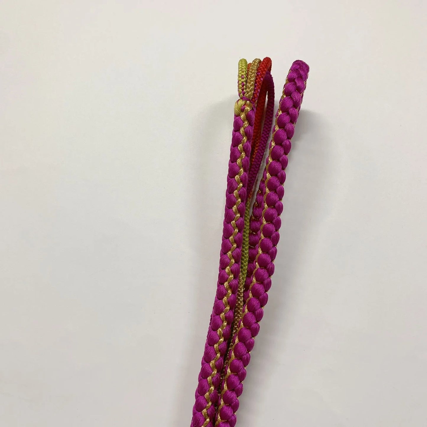 6530# Japanese Kimono Accessory Obiage and Obijime 2-piece Set Silk Shibori