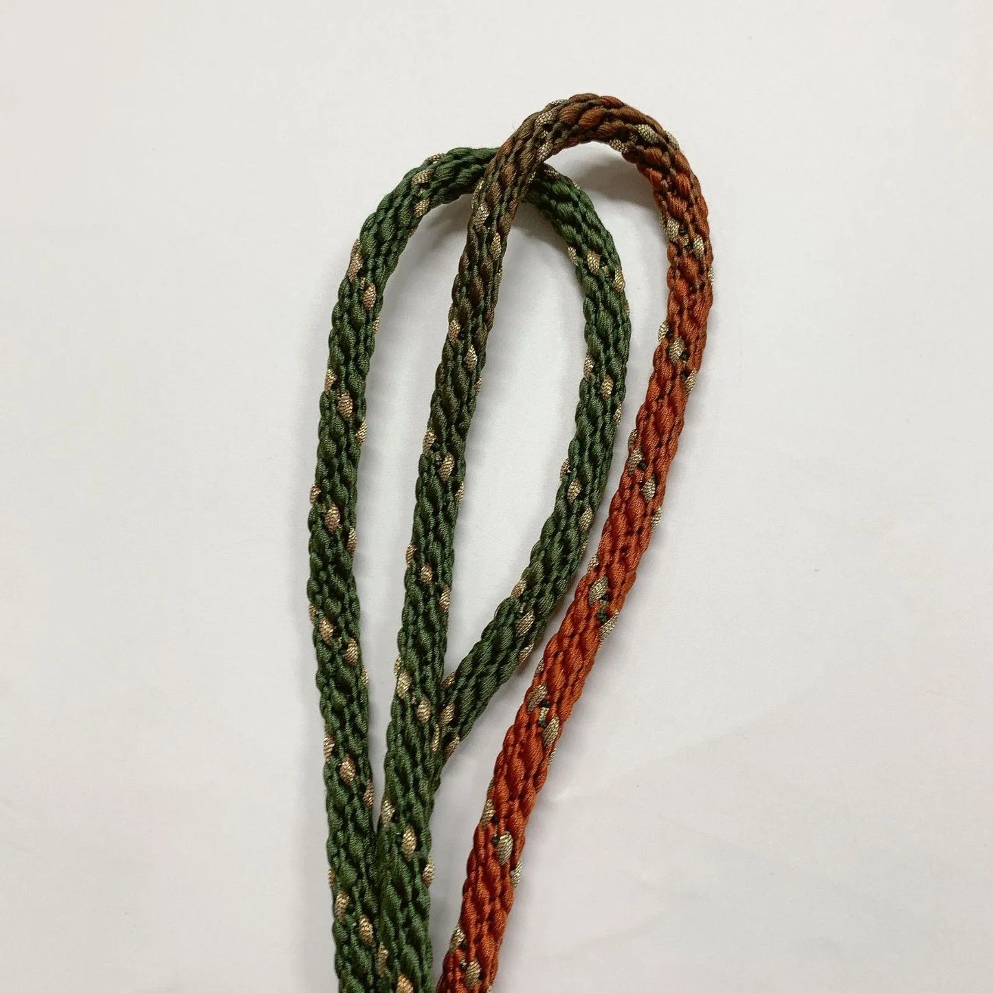 6533# Japanese Kimono Accessory Obiage and Obijime 2-piece Set Silk Shibori