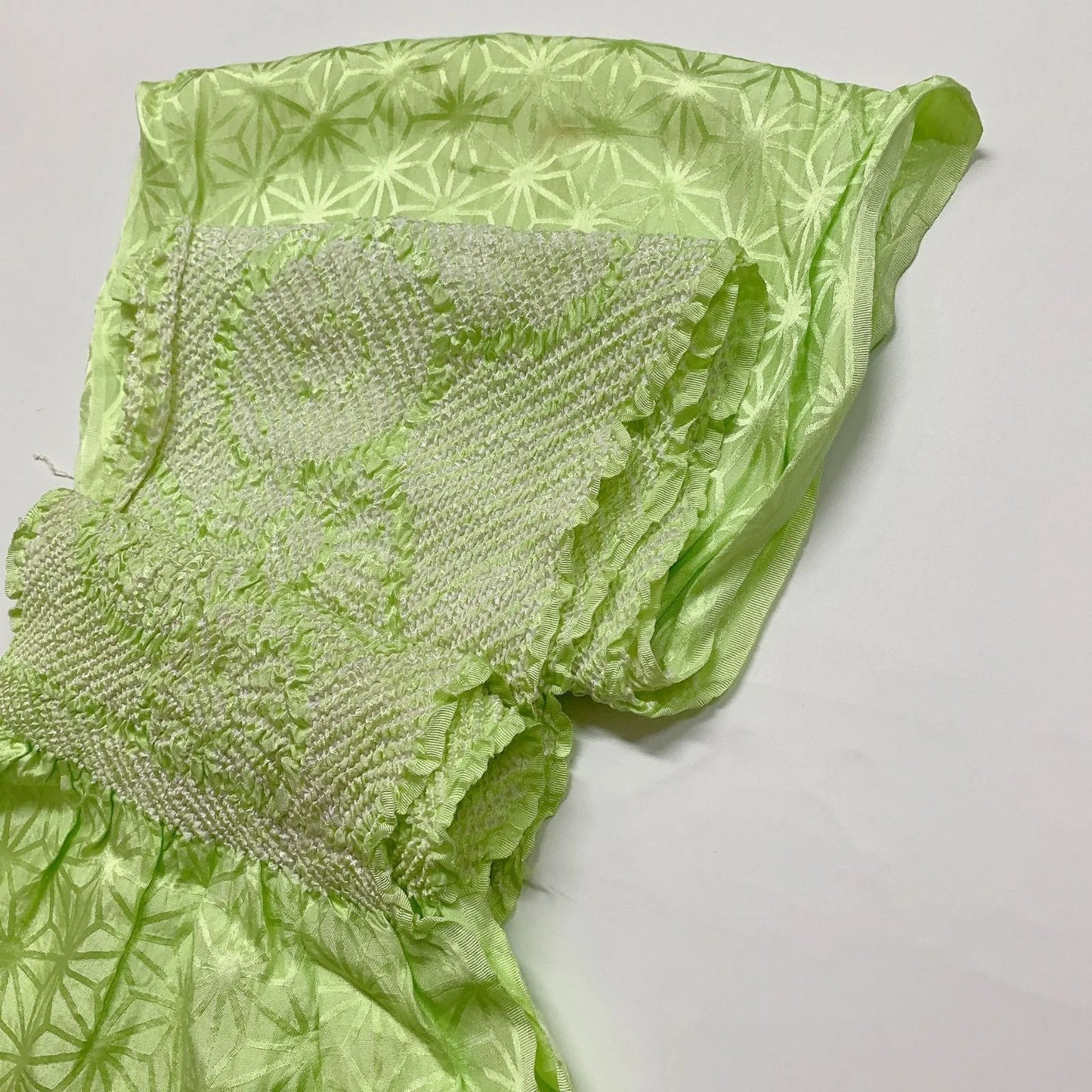 6535# Japanese Kimono Accessory Obiage and Obijime 2-piece Set Silk Shibori