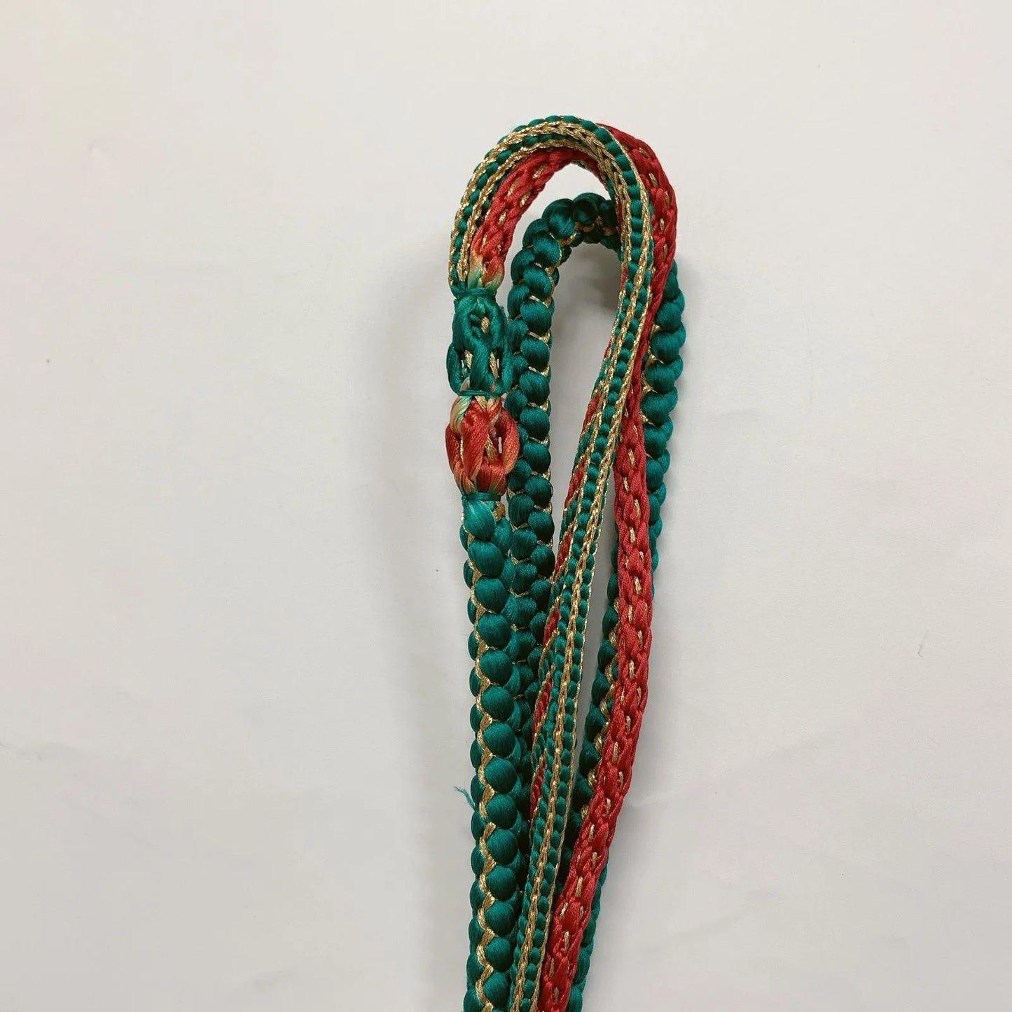 6537# Japanese Kimono Accessory Obiage and Obijime 2-piece Set Silk Shibori