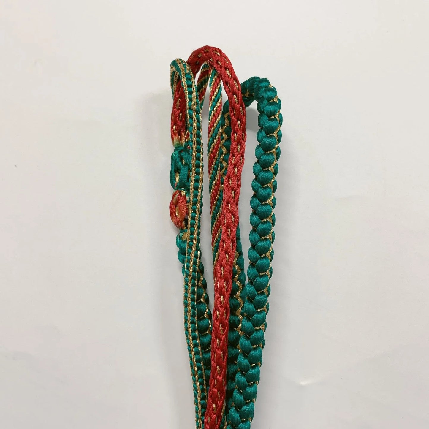 6537# Japanese Kimono Accessory Obiage and Obijime 2-piece Set Silk Shibori