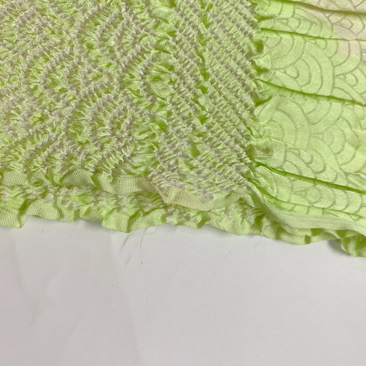 6537# Japanese Kimono Accessory Obiage and Obijime 2-piece Set Silk Shibori