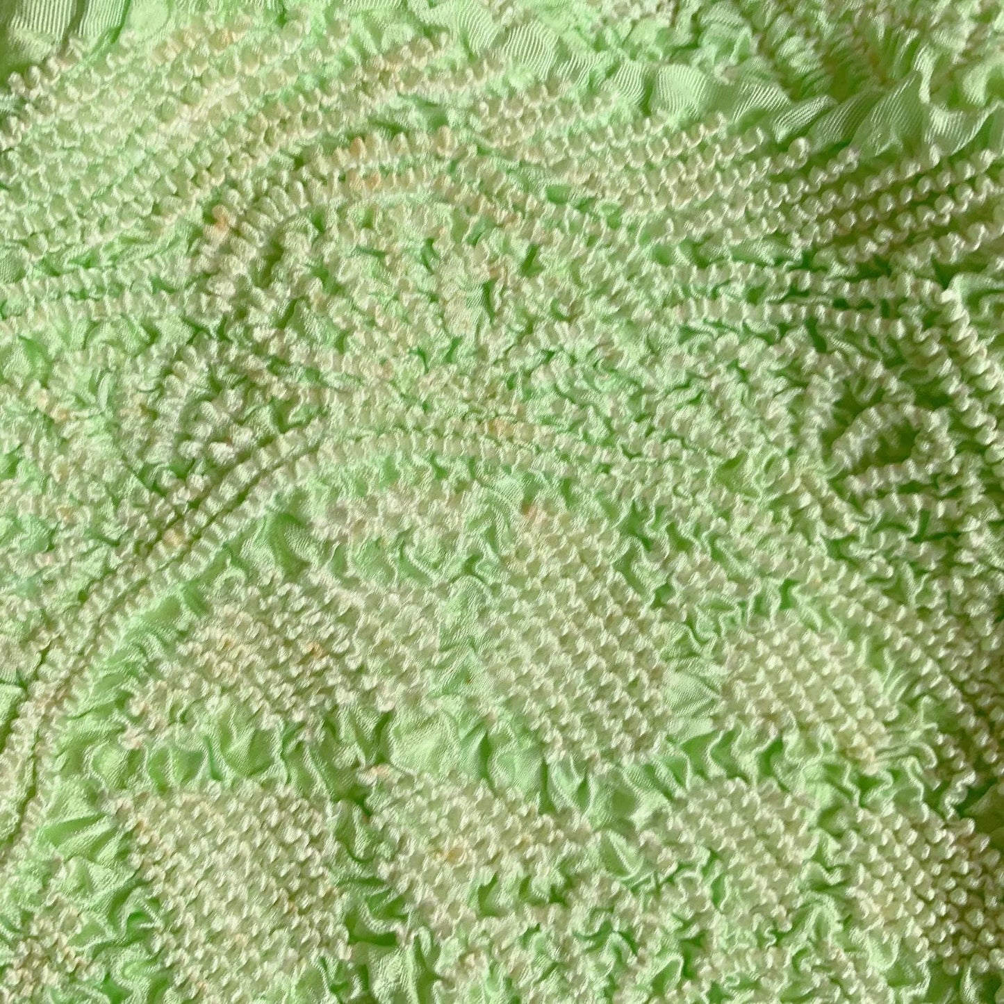 6539# Japanese Kimono Accessory Obiage and Obijime 2-piece Set Silk Shibori