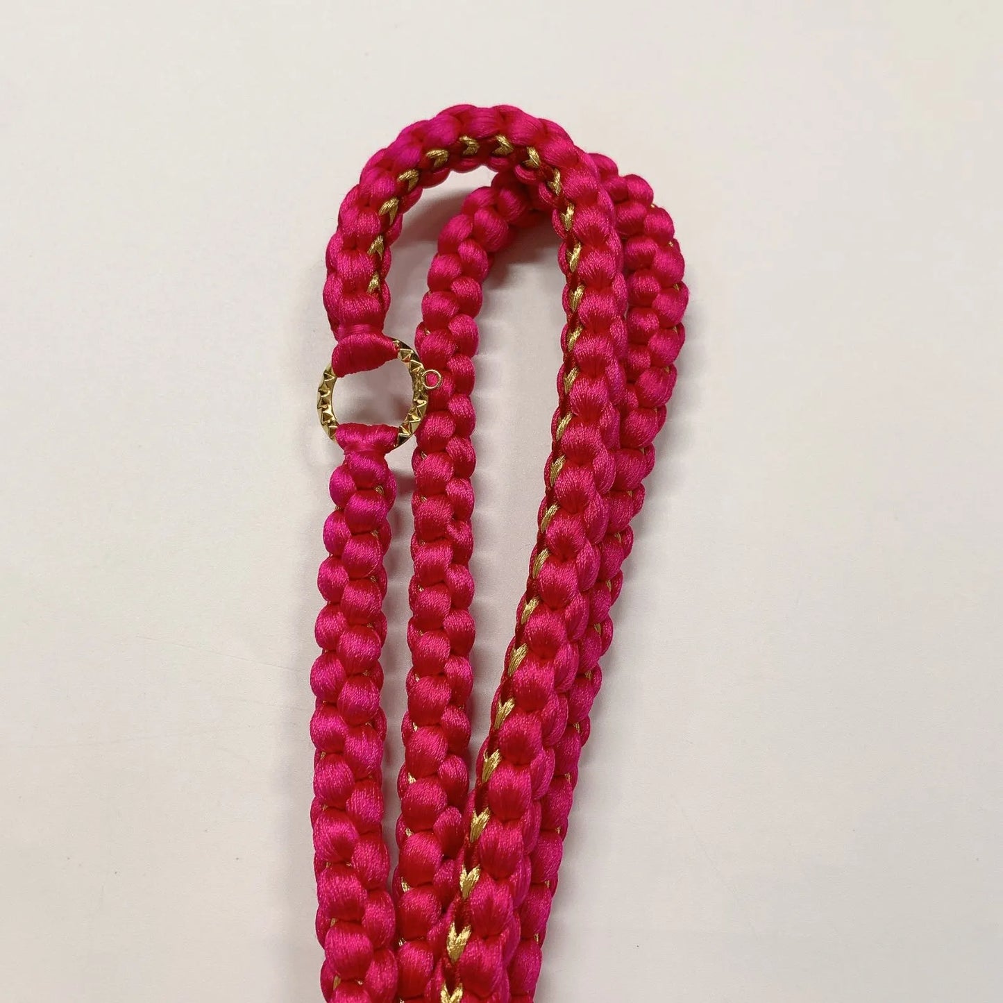 6540# Japanese Kimono Accessory Obiage and Obijime 2-piece Set Silk Shibori