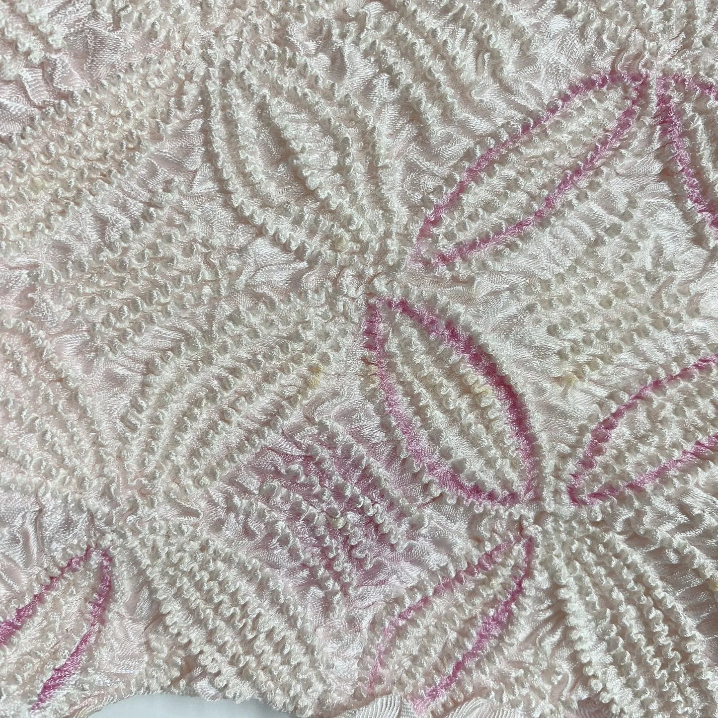 6540# Japanese Kimono Accessory Obiage and Obijime 2-piece Set Silk Shibori